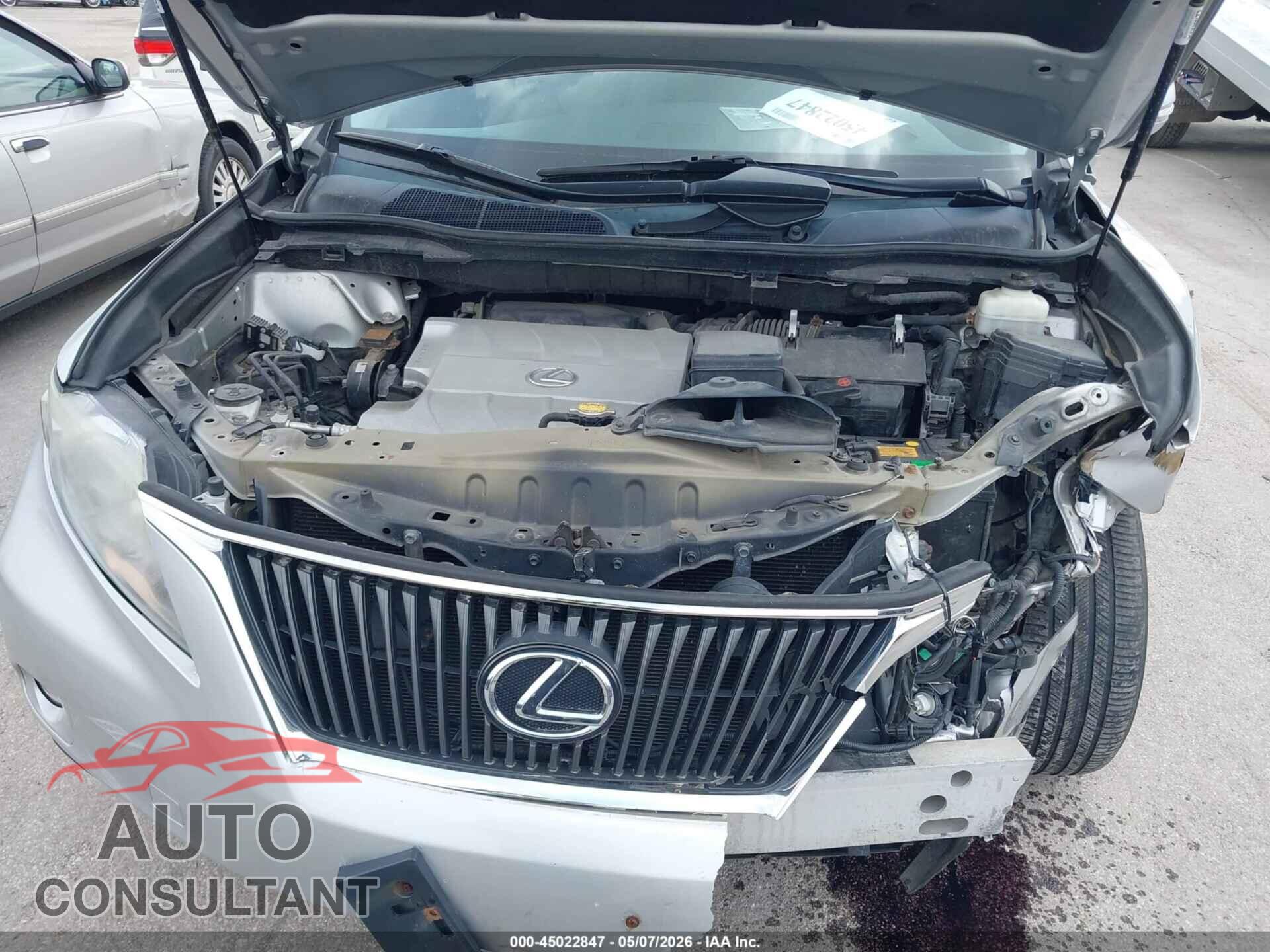 LEXUS RX 350 2011 - 2T2BK1BA6BC109095
