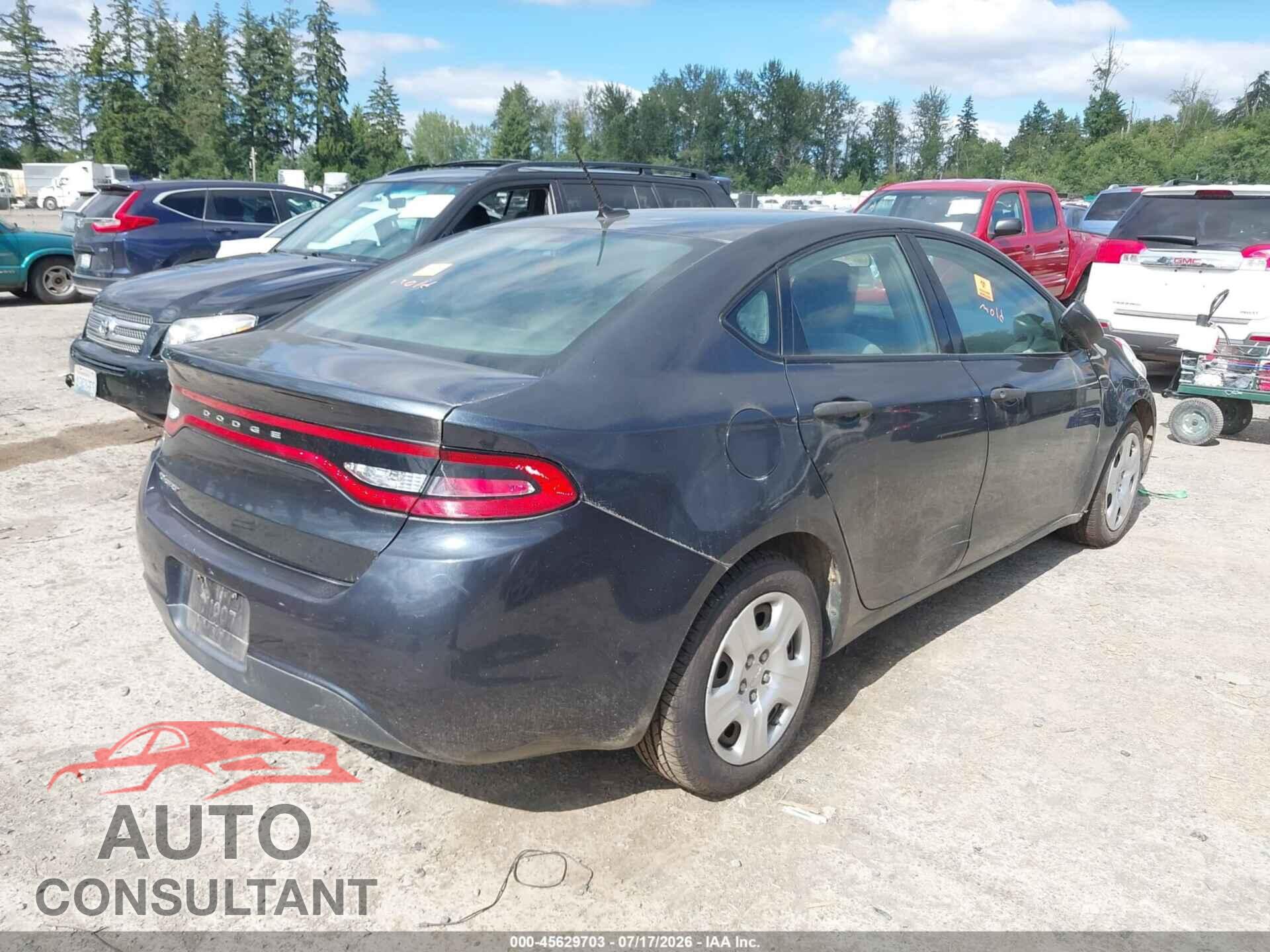 DODGE DART 2013 - 1C3CDFAA4DD314264