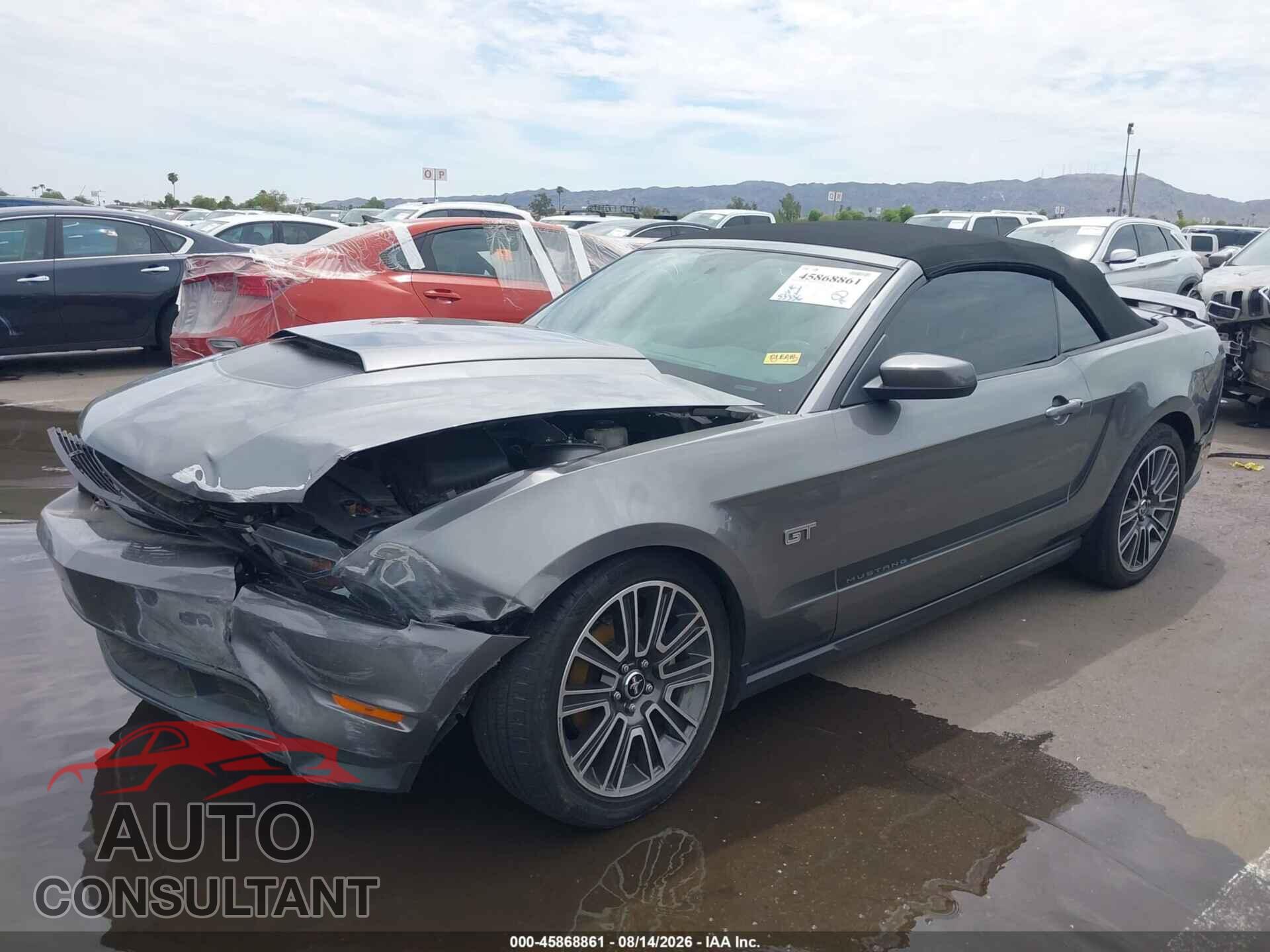 FORD MUSTANG 2010 - 1ZVBP8FH0A5119829