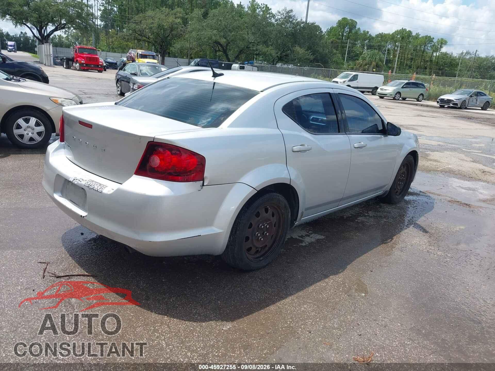 DODGE AVENGER 2011 - 1B3BD4FBXBN543652
