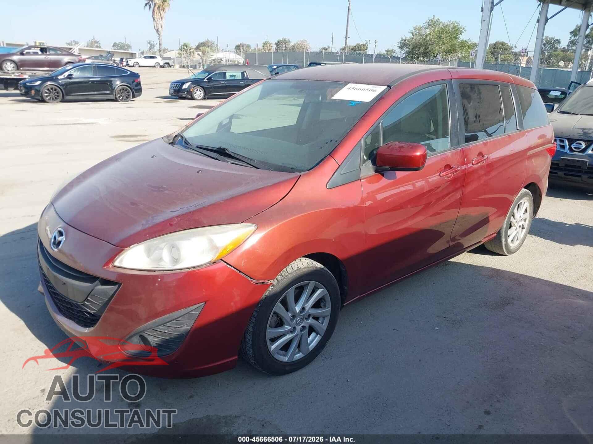 MAZDA MAZDA5 2012 - JM1CW2BL0C0118892
