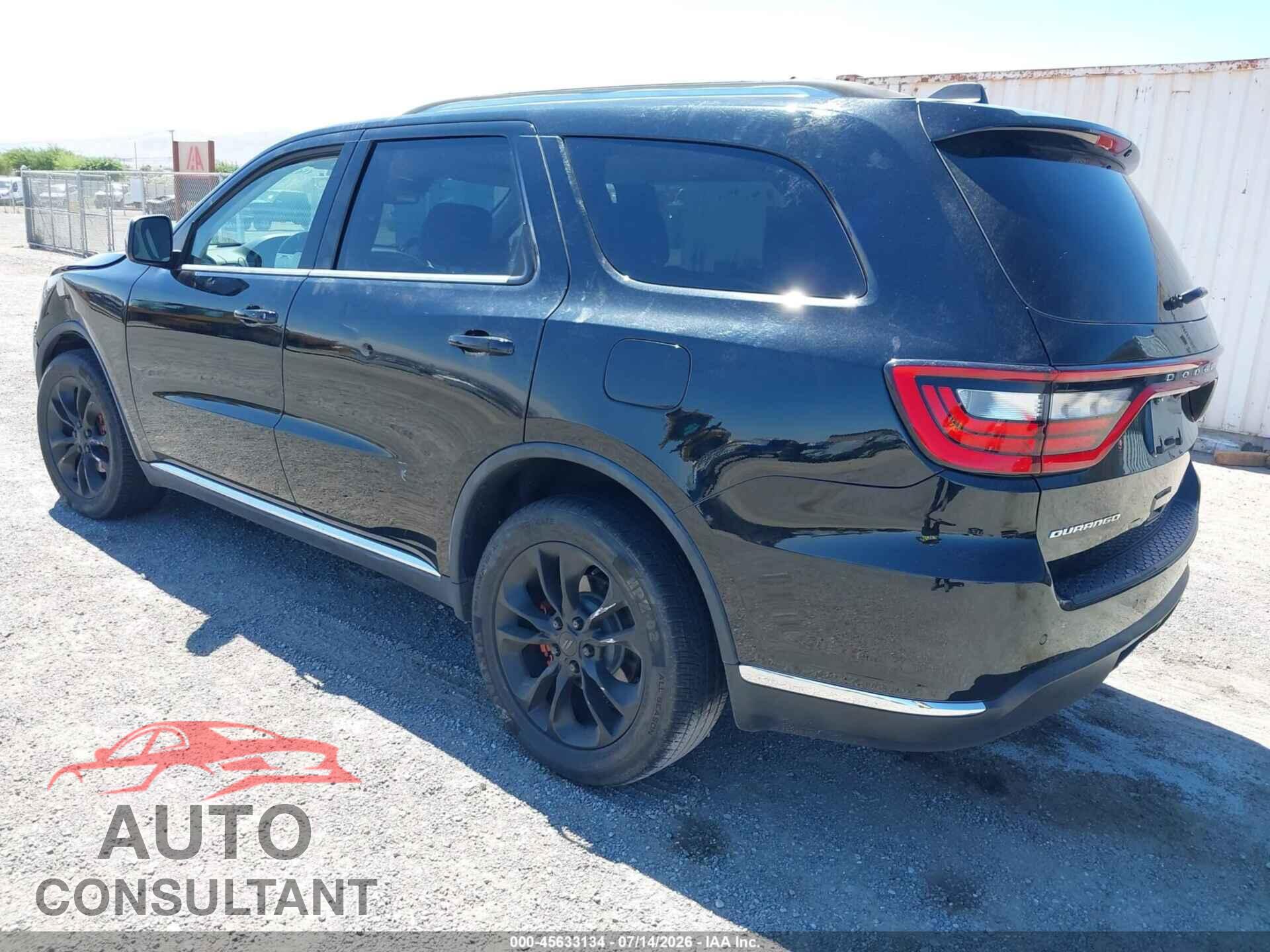 DODGE DURANGO 2019 - 1C4RDHAG5KC777314