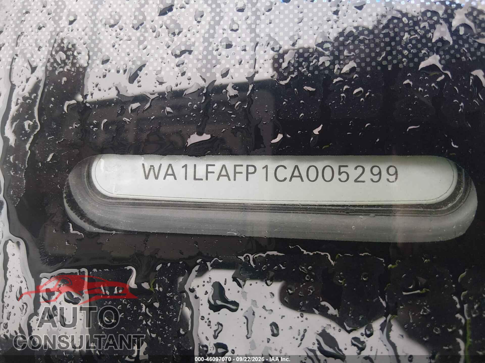 AUDI Q5 2012 - WA1LFAFP1CA005299
