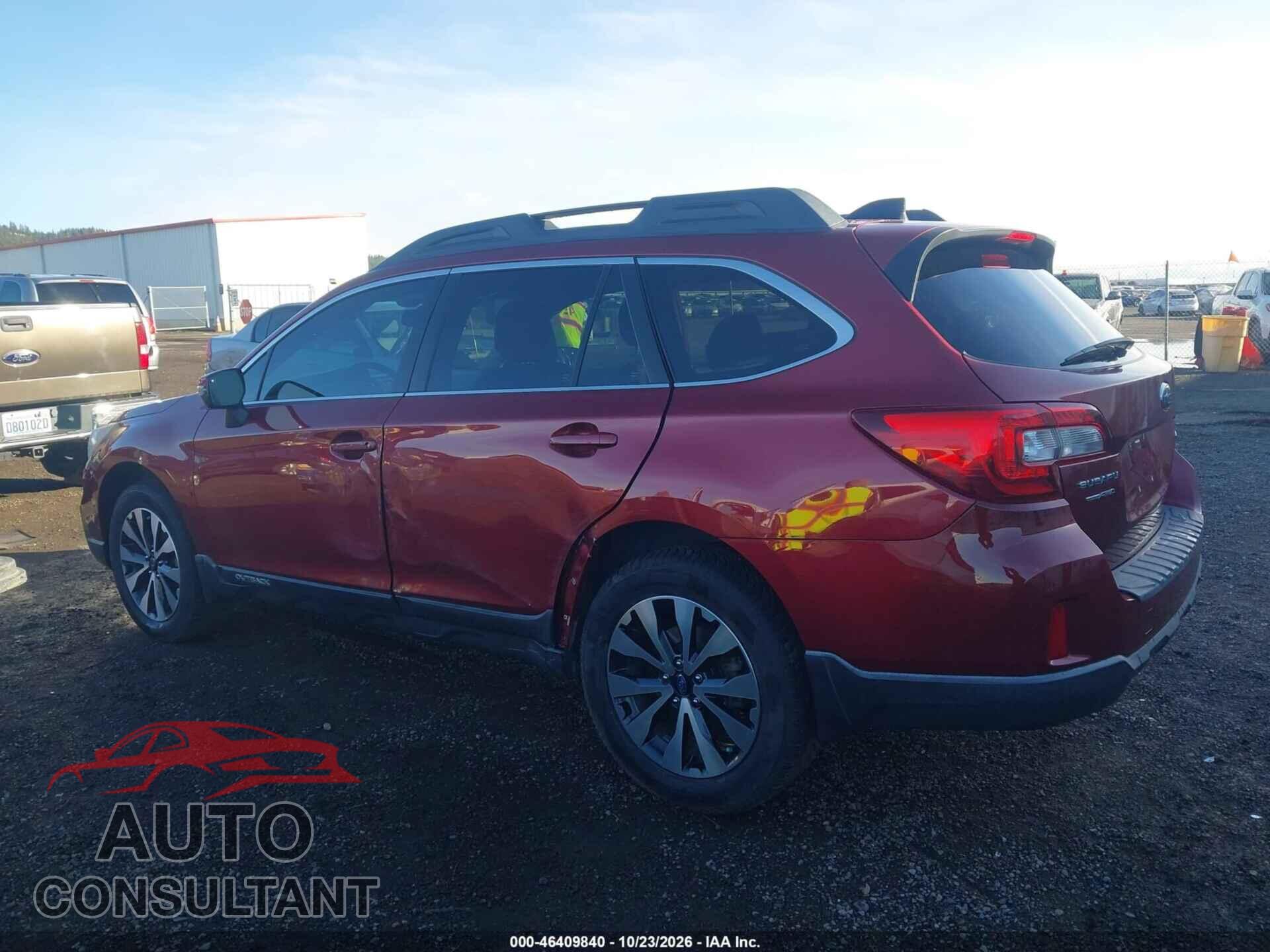 SUBARU OUTBACK 2016 - 4S4BSANC1G3255725