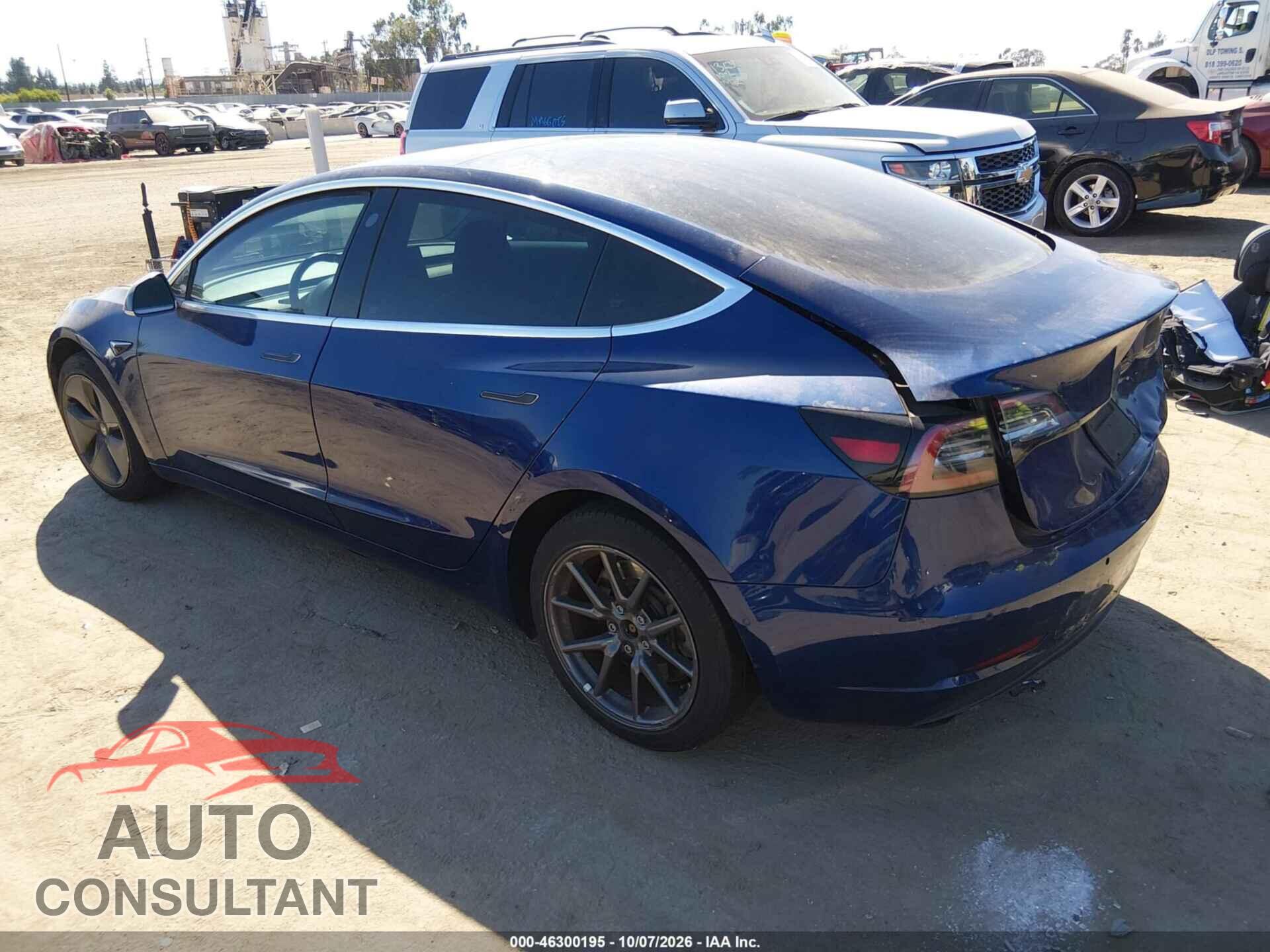 TESLA MODEL 3 2019 - 5YJ3E1EA1KF190451