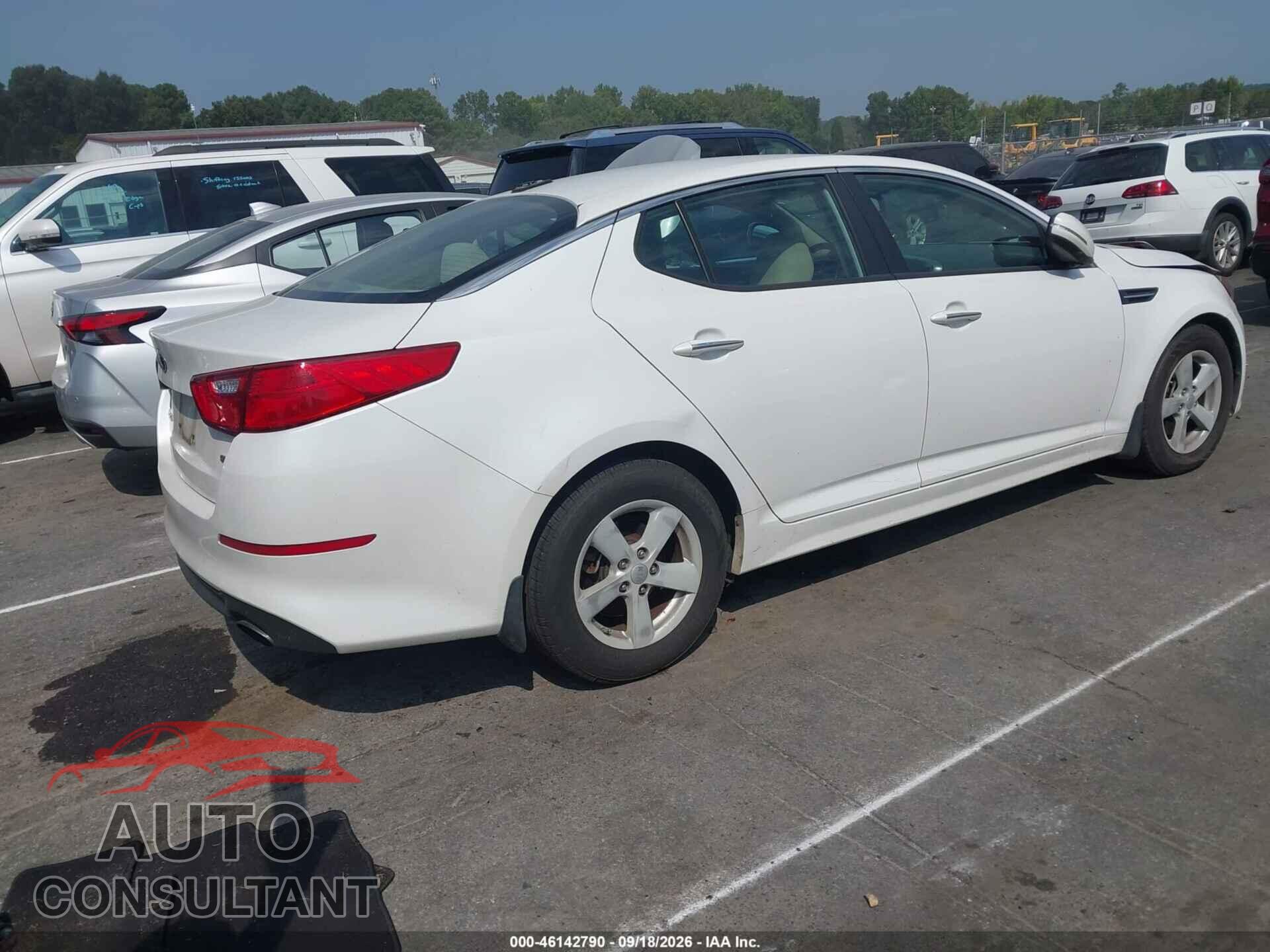 KIA OPTIMA 2014 - KNAGM4A72E5488719