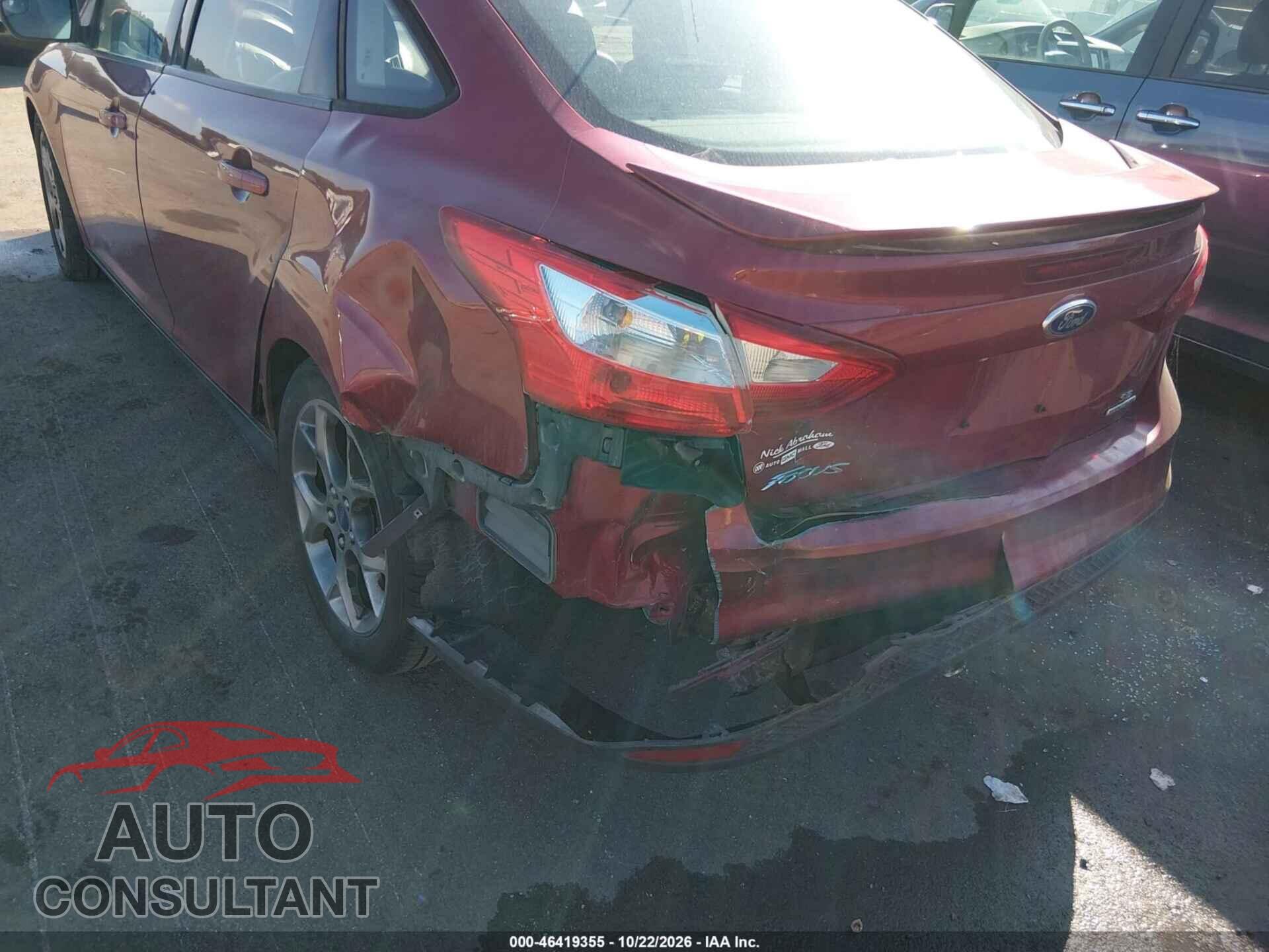 FORD FOCUS 2014 - 1FADP3F21EL154252