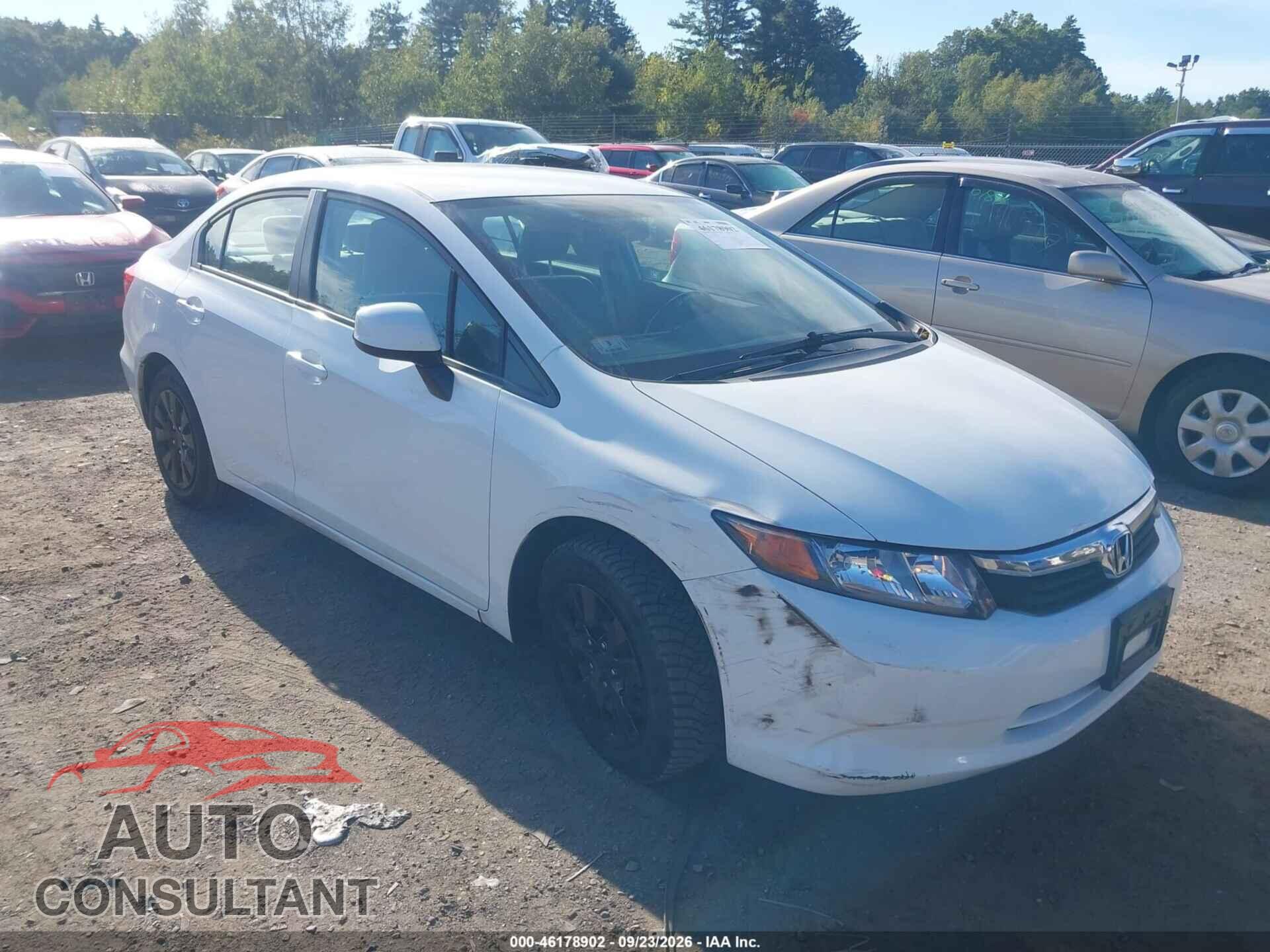 HONDA CIVIC 2012 - 2HGFB2F54CH558244
