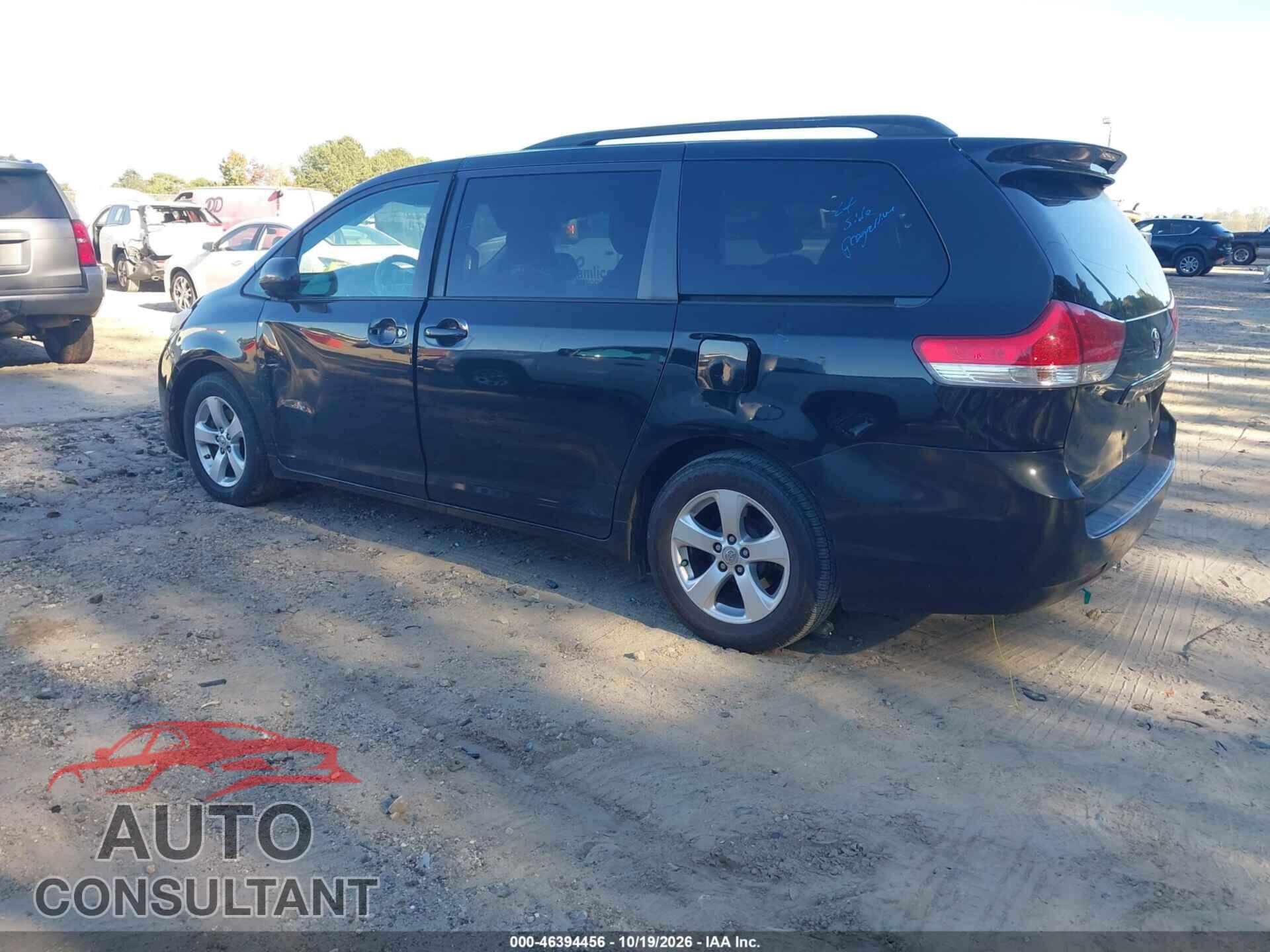 TOYOTA SIENNA 2012 - 5TDKK3DC8CS211408