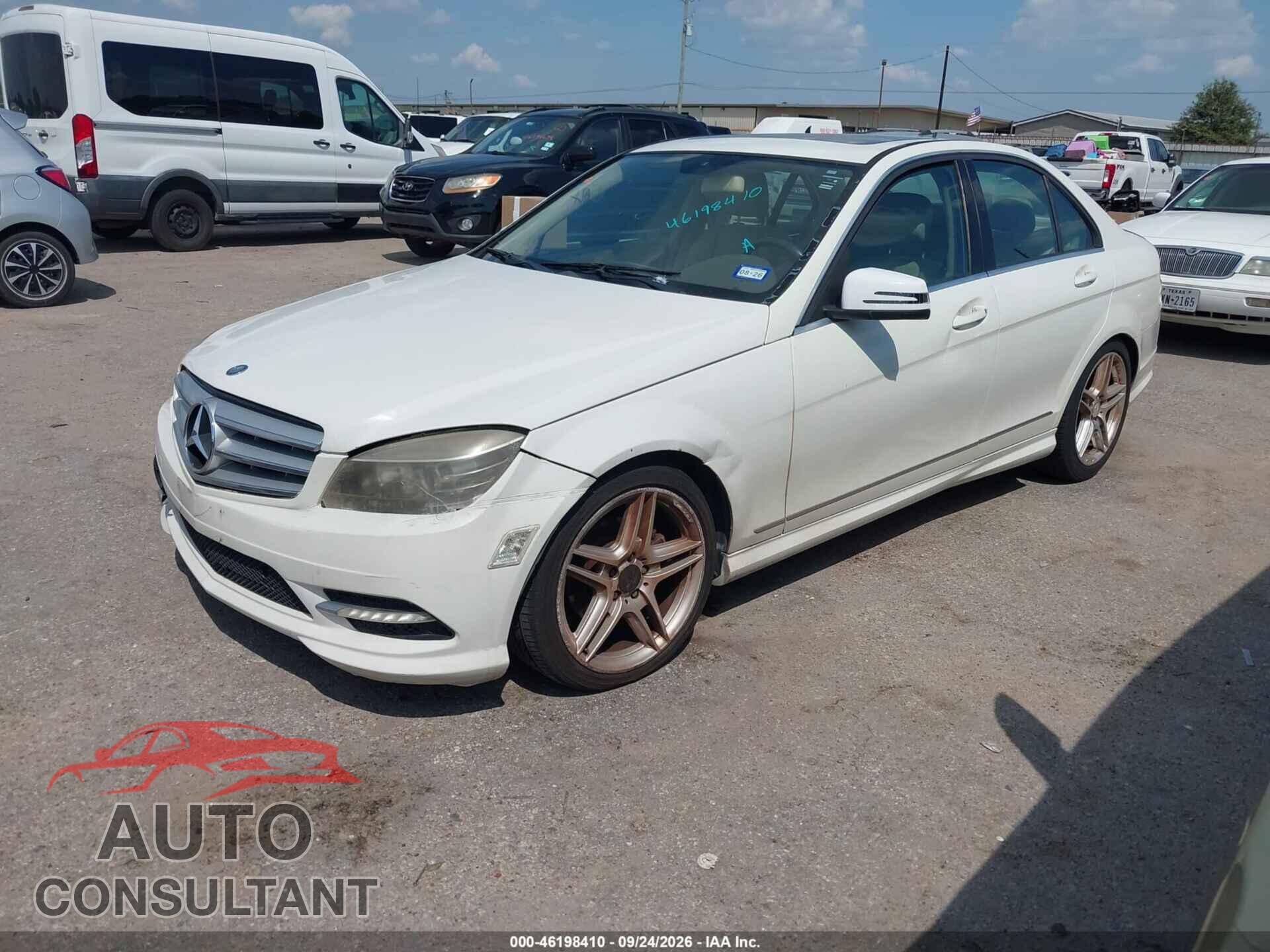 MERCEDES-BENZ C-CLASS 2011 - WDDGF5EB2BF633254