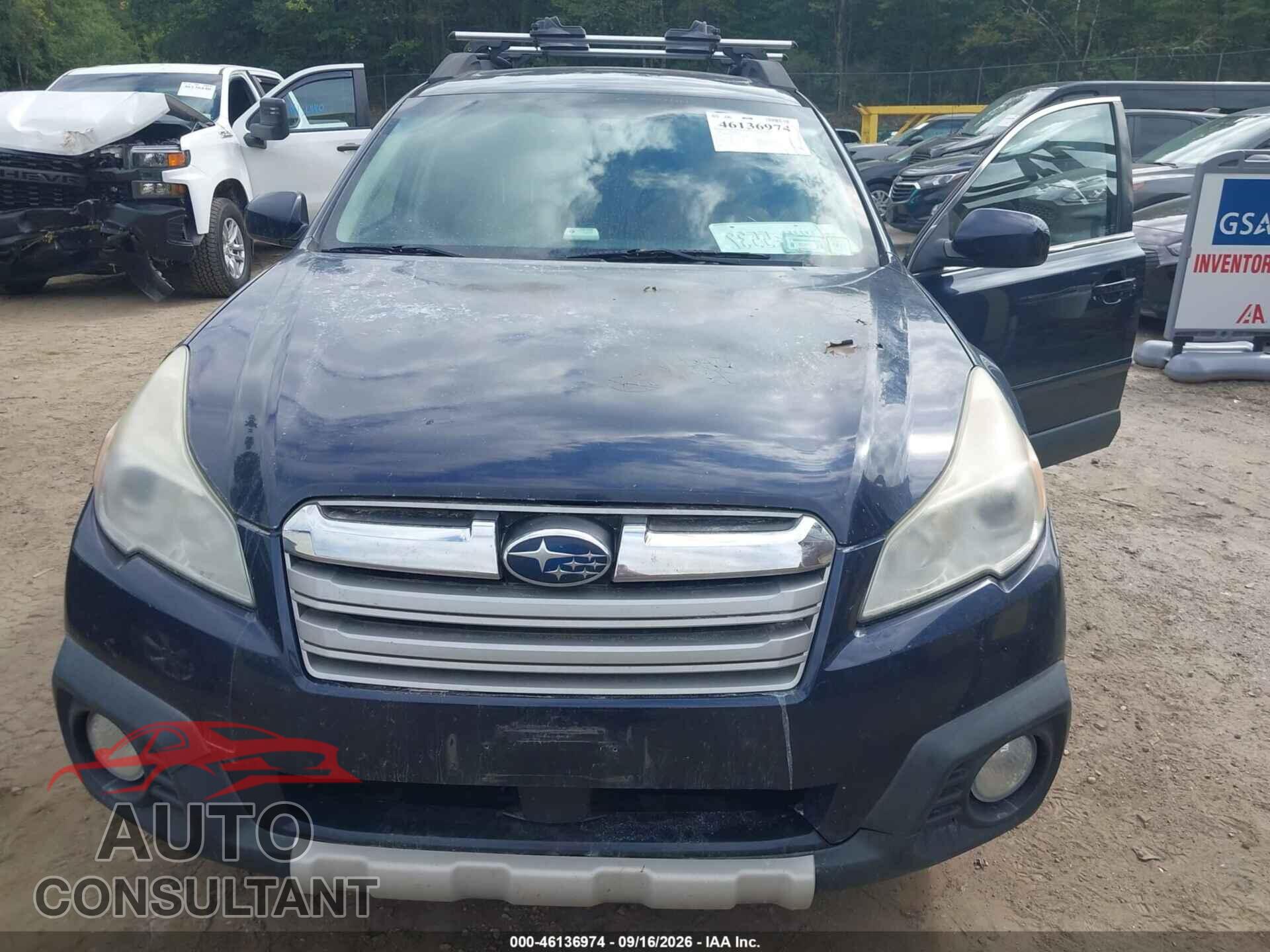 SUBARU OUTBACK 2014 - 4S4BRBLC8E3263287