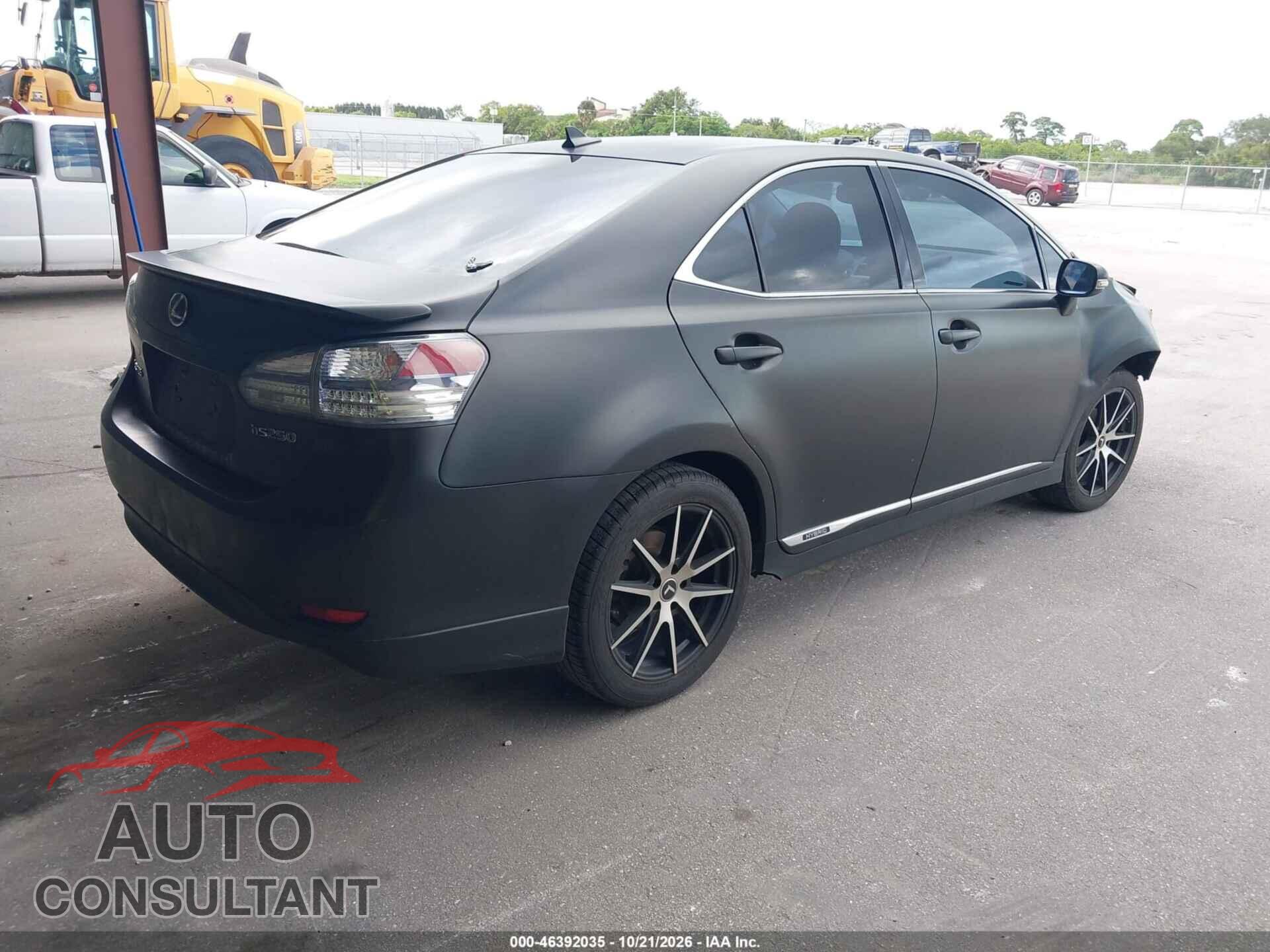 LEXUS HS 250H 2010 - JTHBB1BAXA2034708