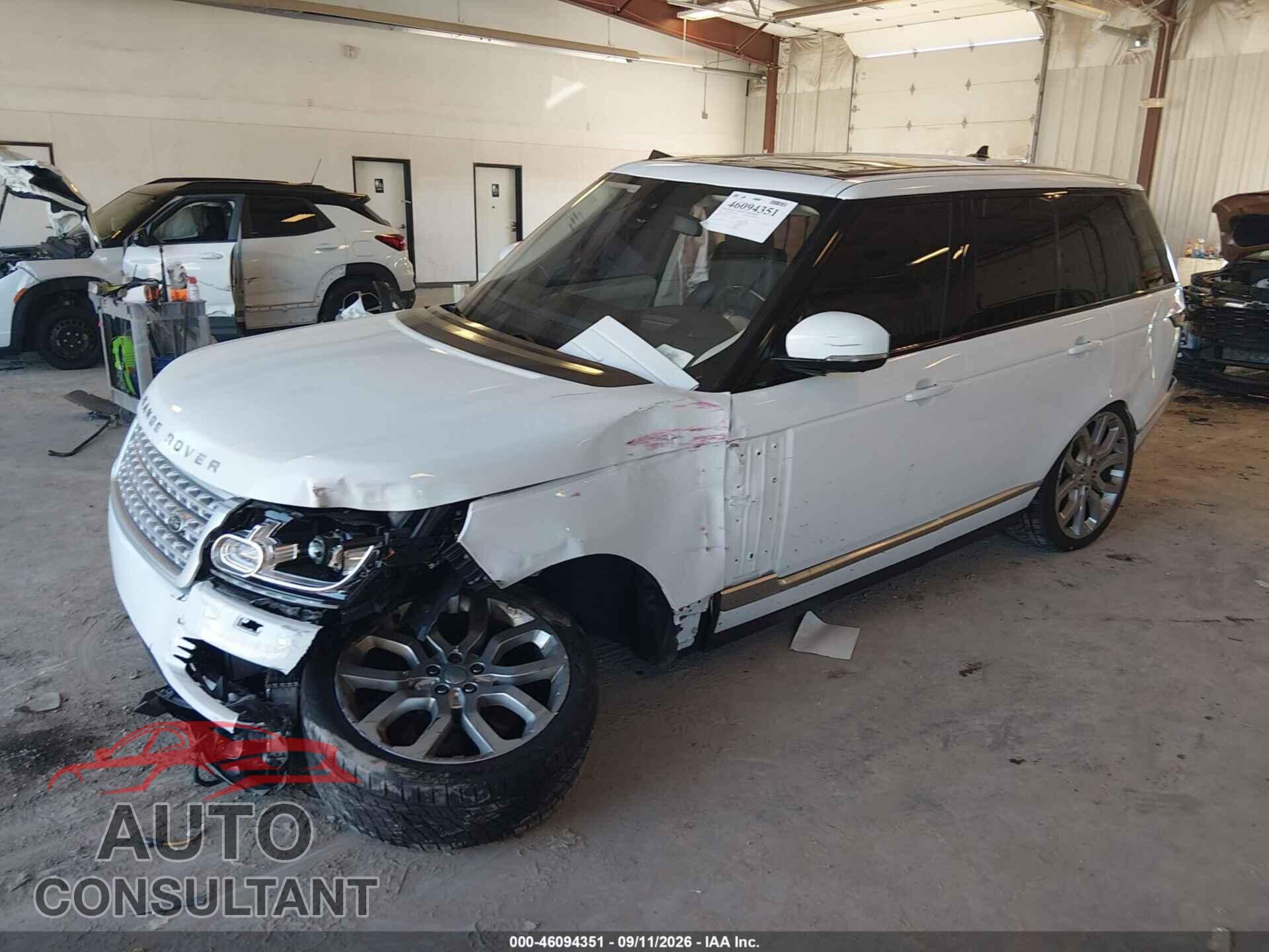 LAND ROVER RANGE ROVER 2016 - SALGS2KF4GA245709