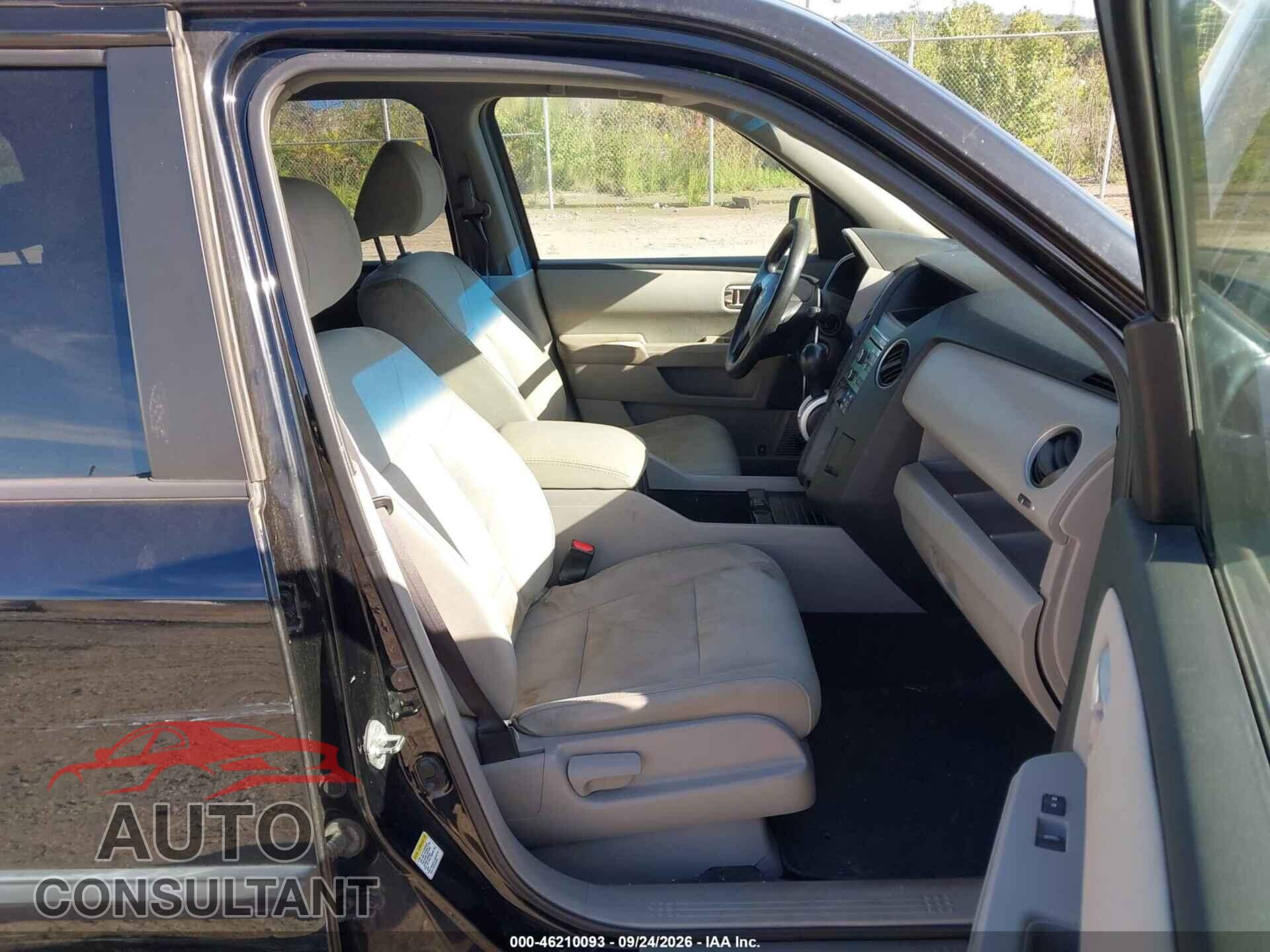 HONDA PILOT 2011 - 5FNYF4H26BB061419