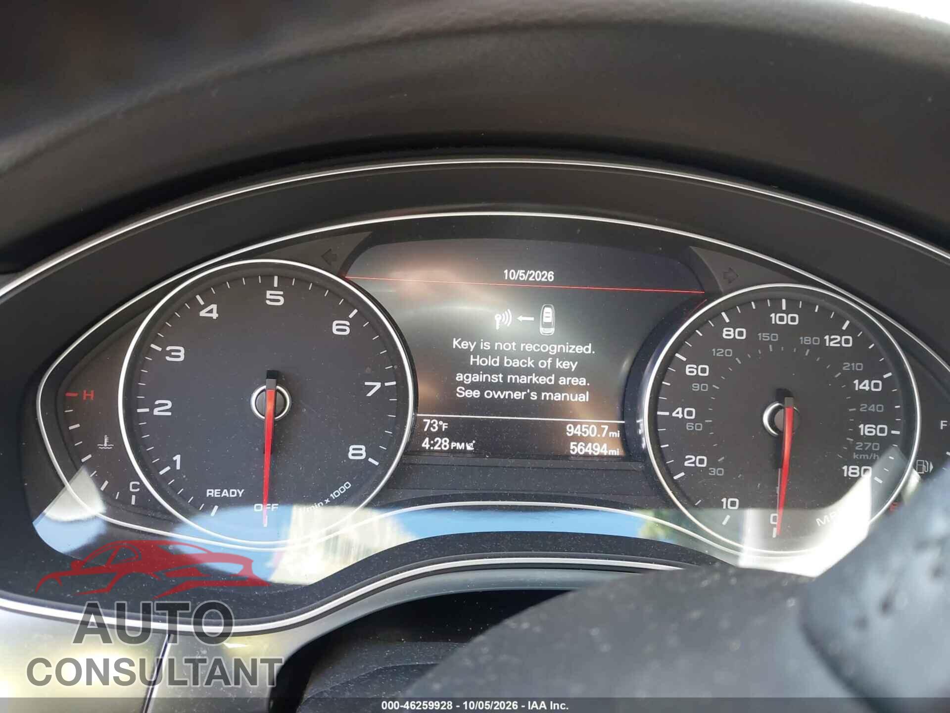 AUDI A6 2017 - WAUG8AFC3HN116786