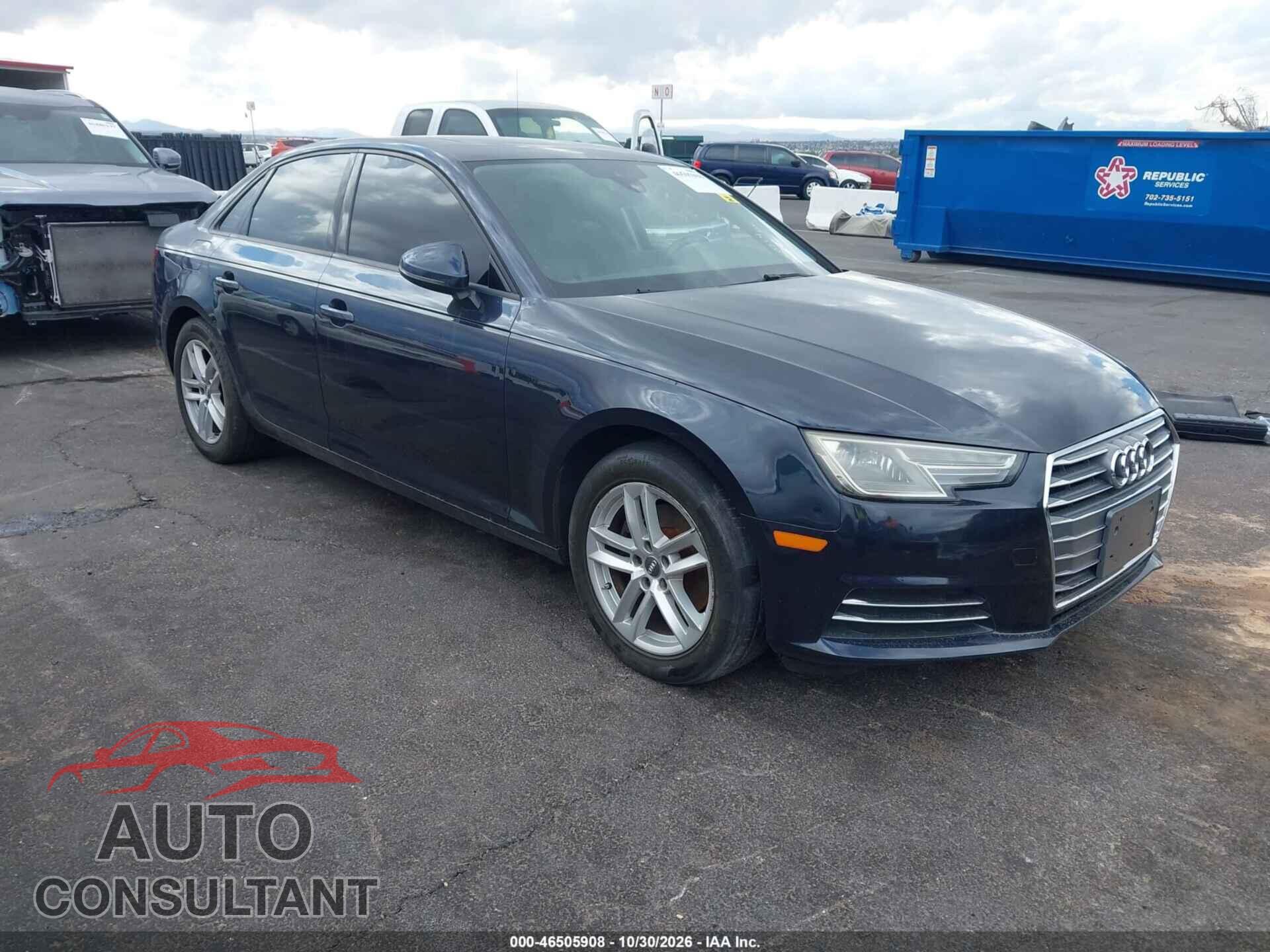 AUDI A4 2017 - WAUGMAF44HN067862