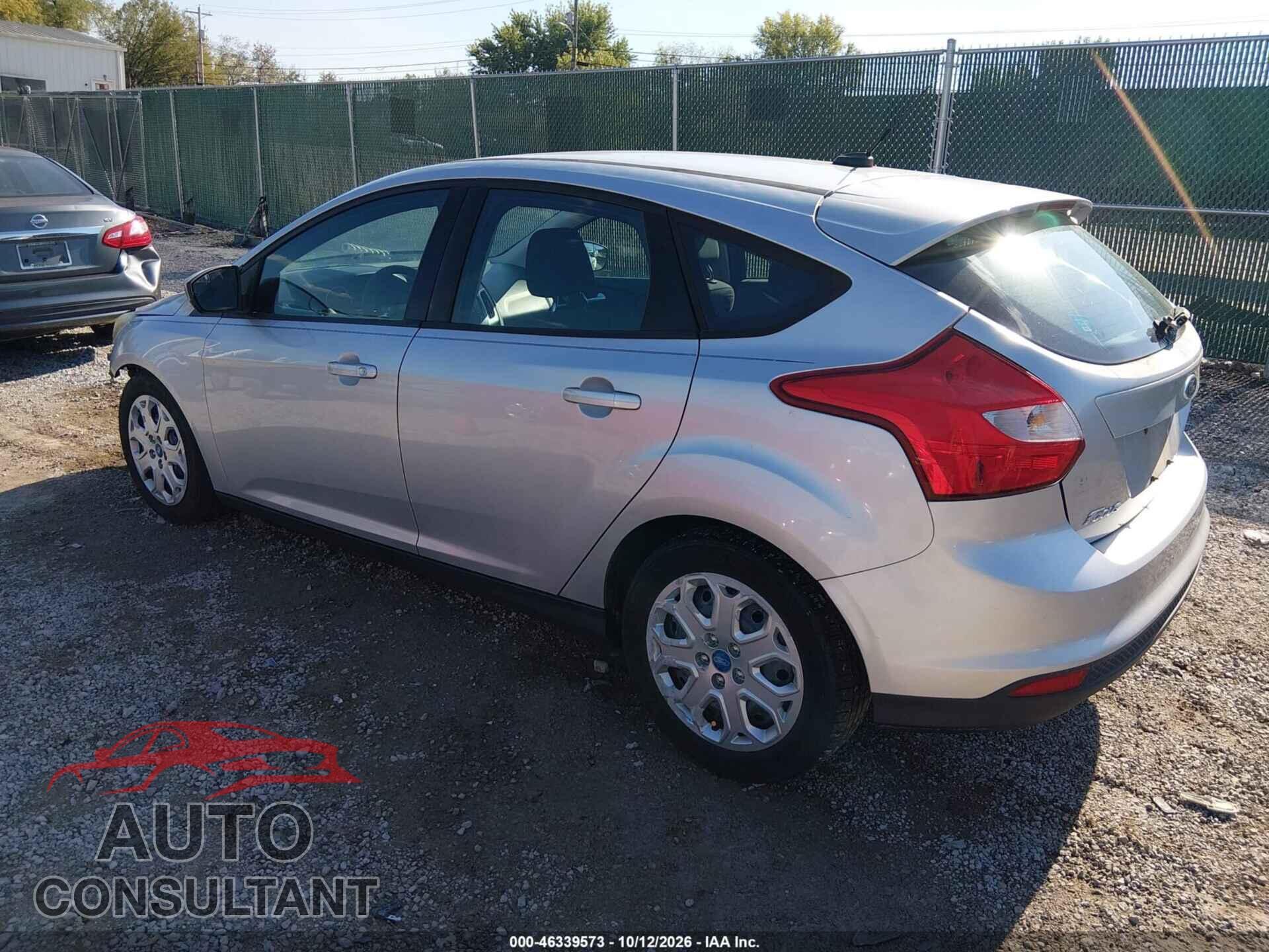 FORD FOCUS 2012 - 1FAHP3K20CL127919