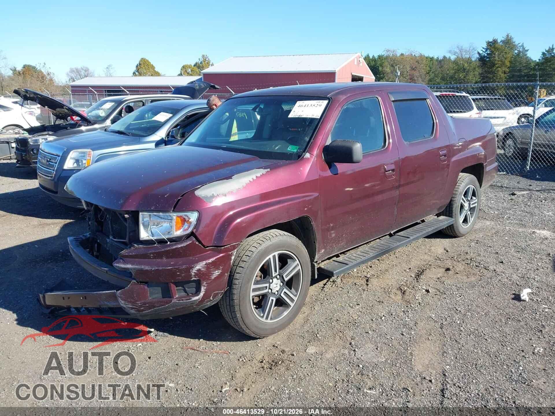 HONDA RIDGELINE 2009 - 5FPYK16539B107801