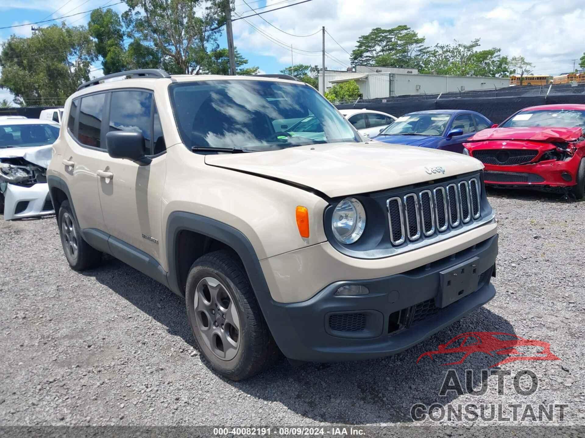 JEEP RENEGADE 2016 - ZACCJBAT1GPD89508