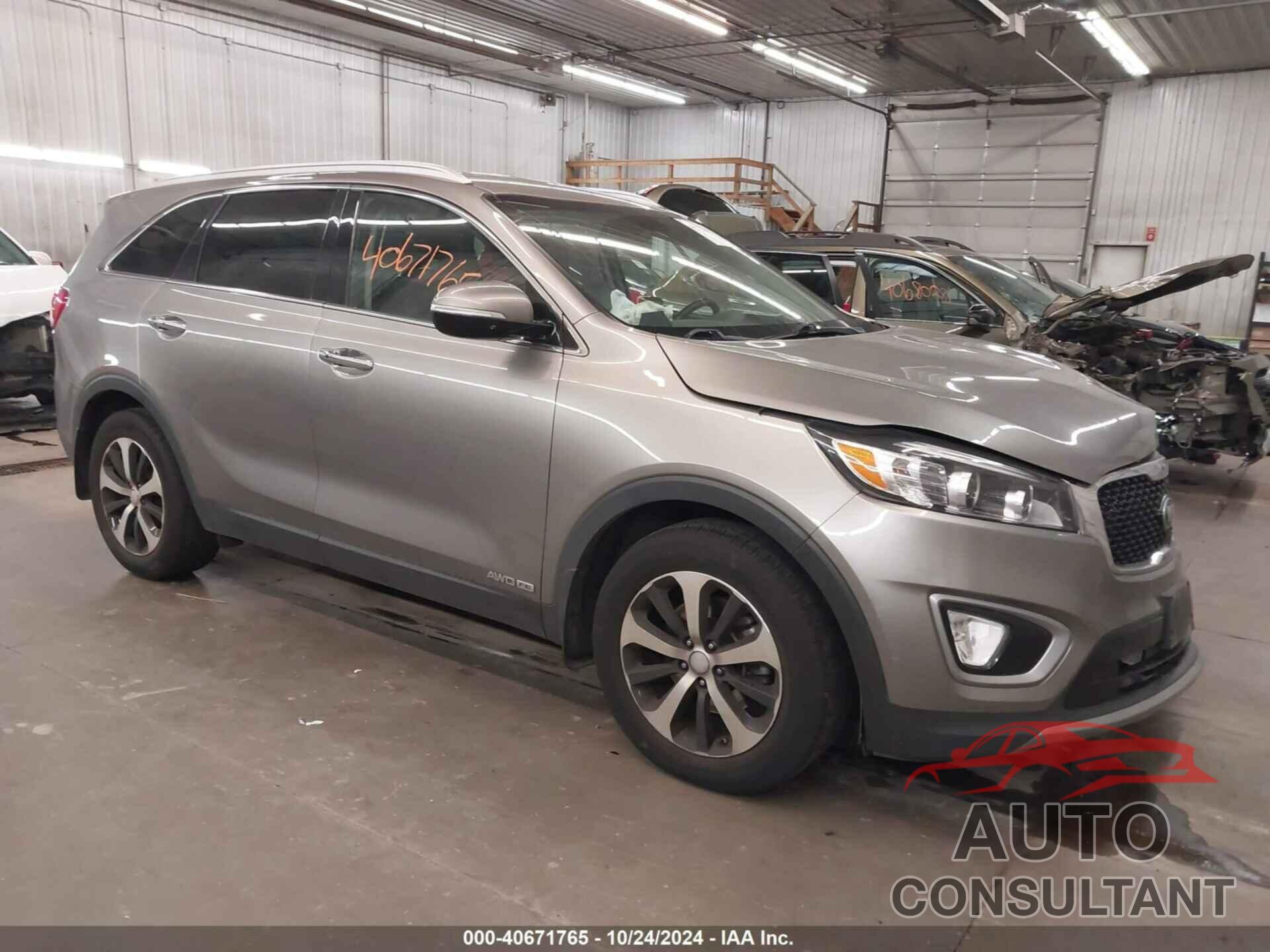 KIA SORENTO 2017 - 5XYPHDA55HG236433