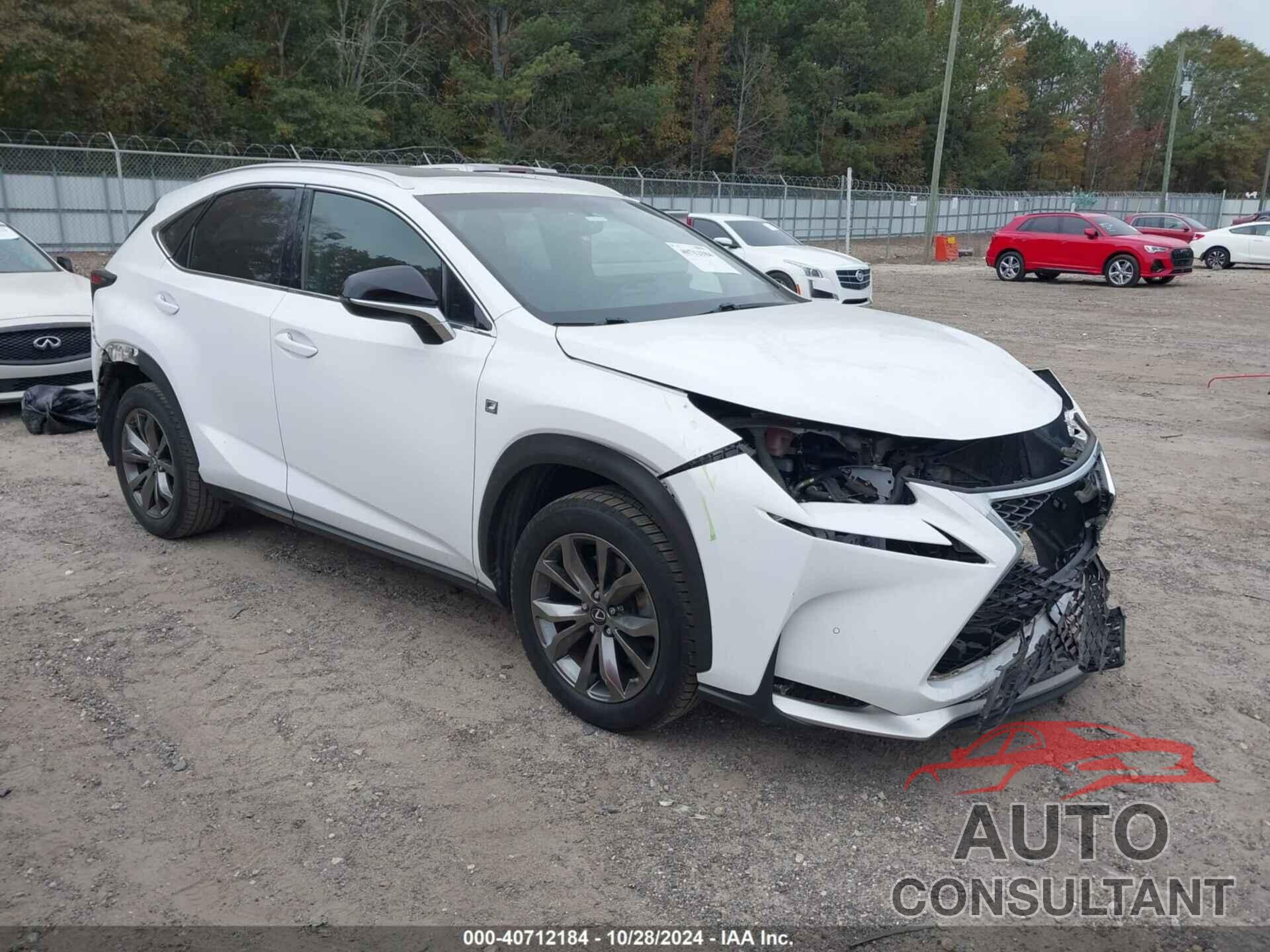 LEXUS NX 200T 2016 - JTJYARBZ2G2047168