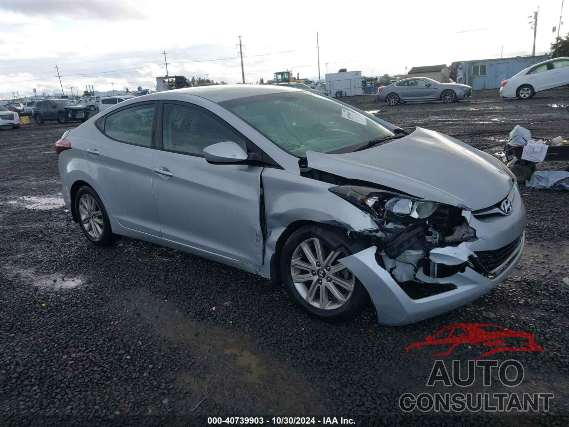 HYUNDAI ELANTRA 2014 - KMHDH4AE1EU174019