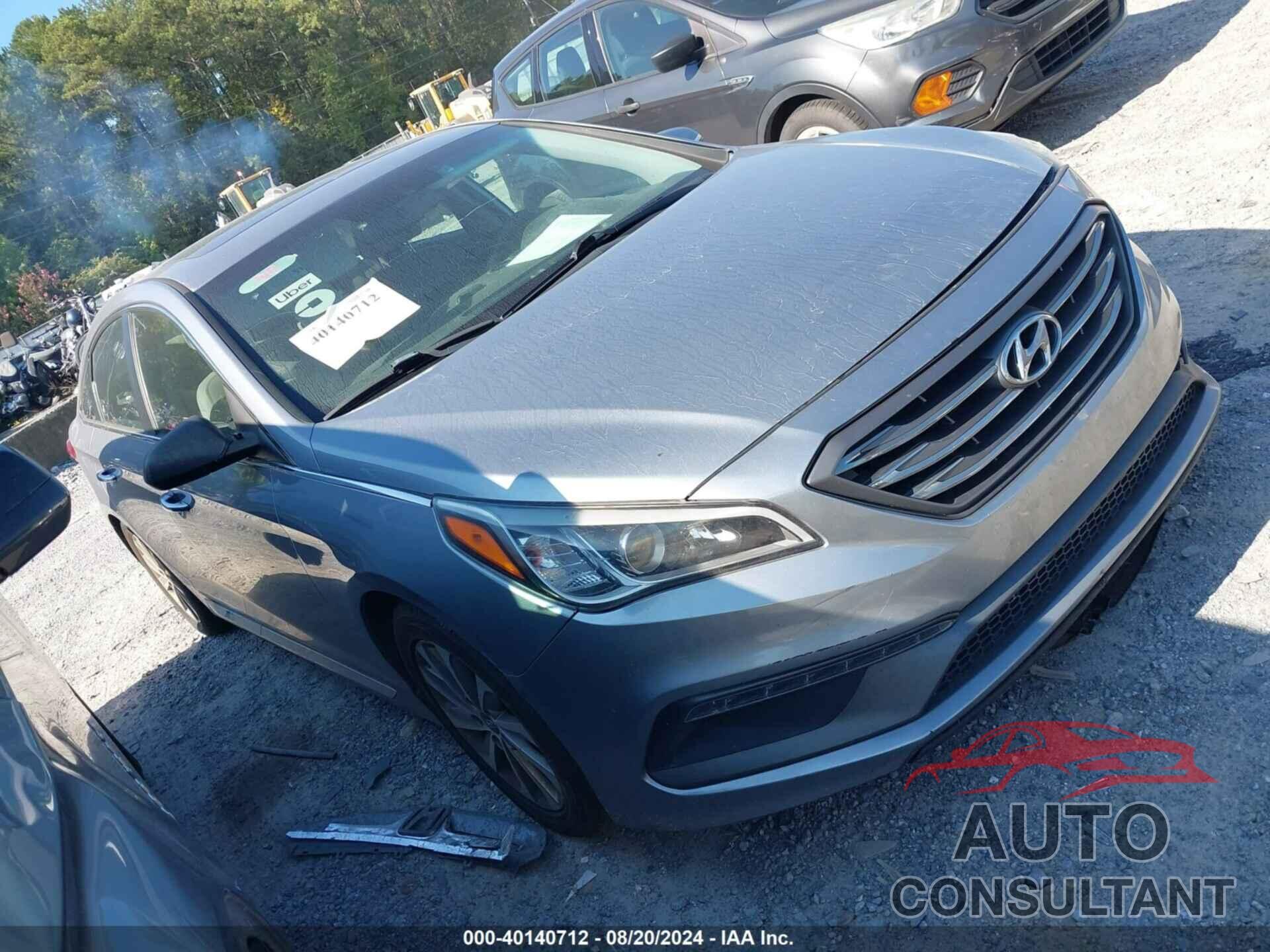 HYUNDAI SONATA 2017 - 5NPE34AFXHH499234