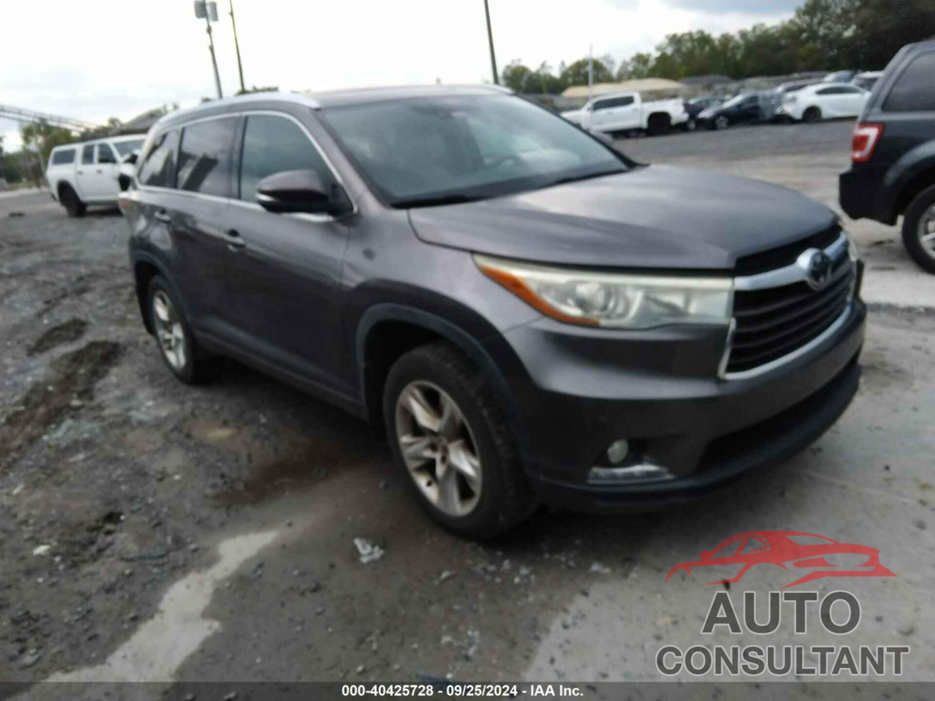 TOYOTA HIGHLANDER 2016 - 5TDDKRFHXGS232156