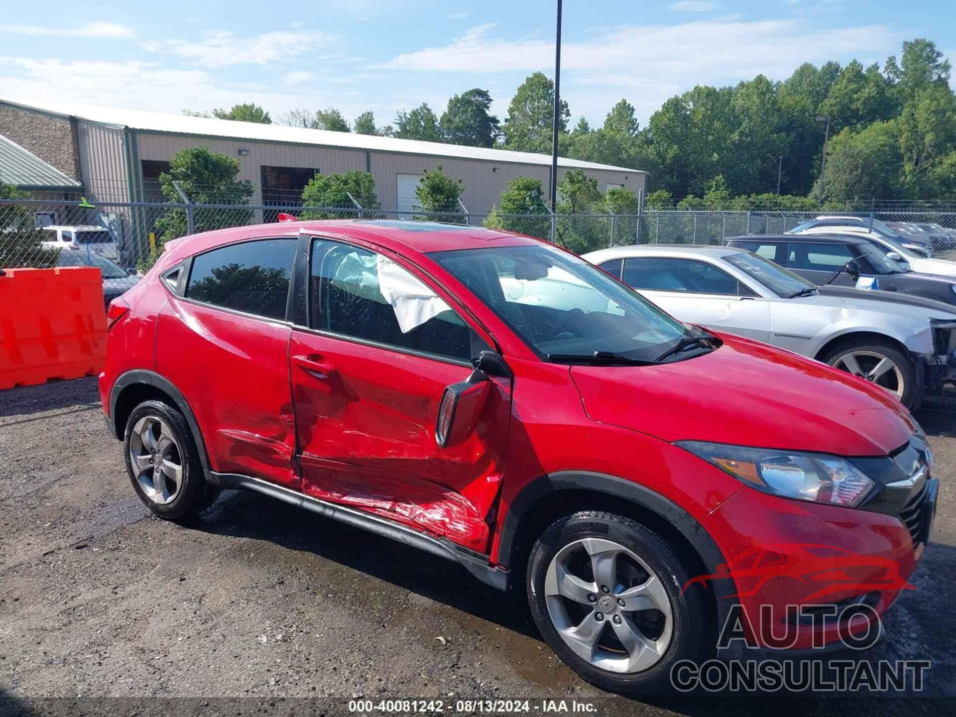 HONDA HR-V 2016 - 3CZRU6H58GM767790
