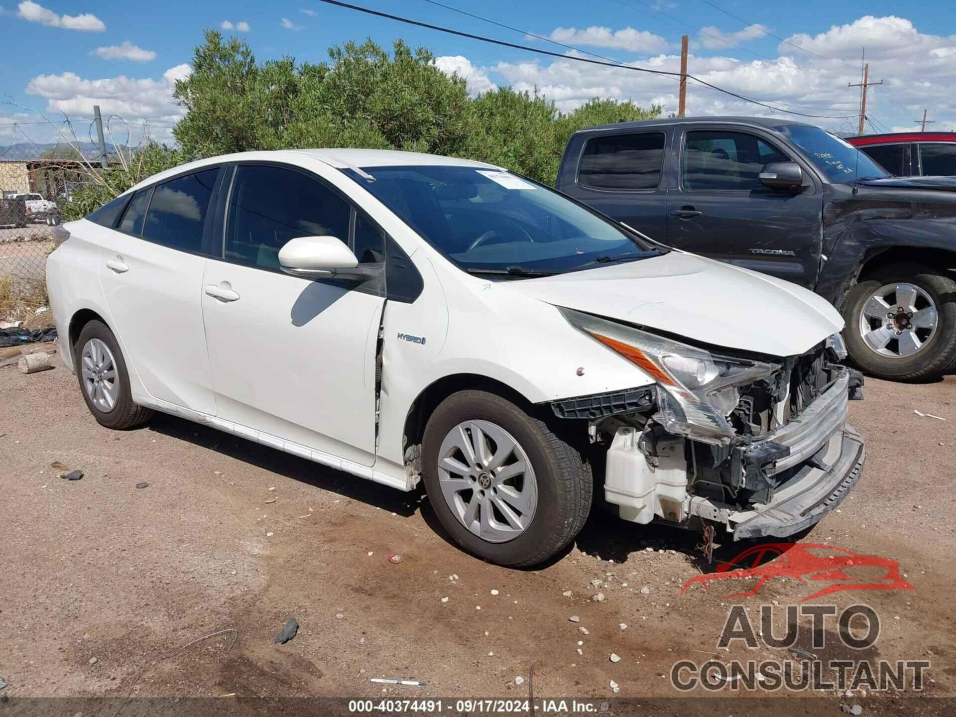 TOYOTA PRIUS 2016 - JTDKBRFU2G3007719