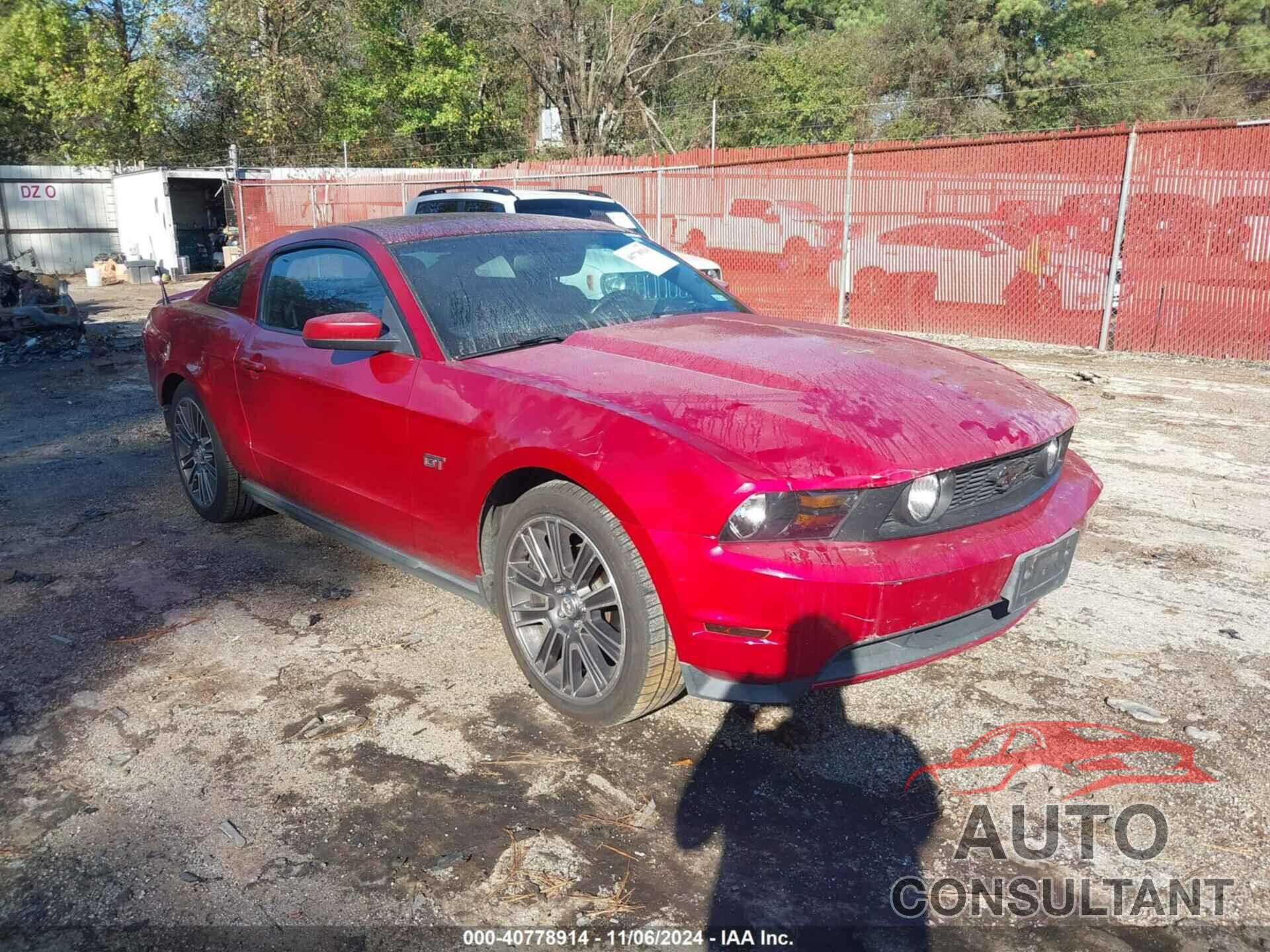 FORD MUSTANG 2010 - 1ZVBP8CH0A5101058