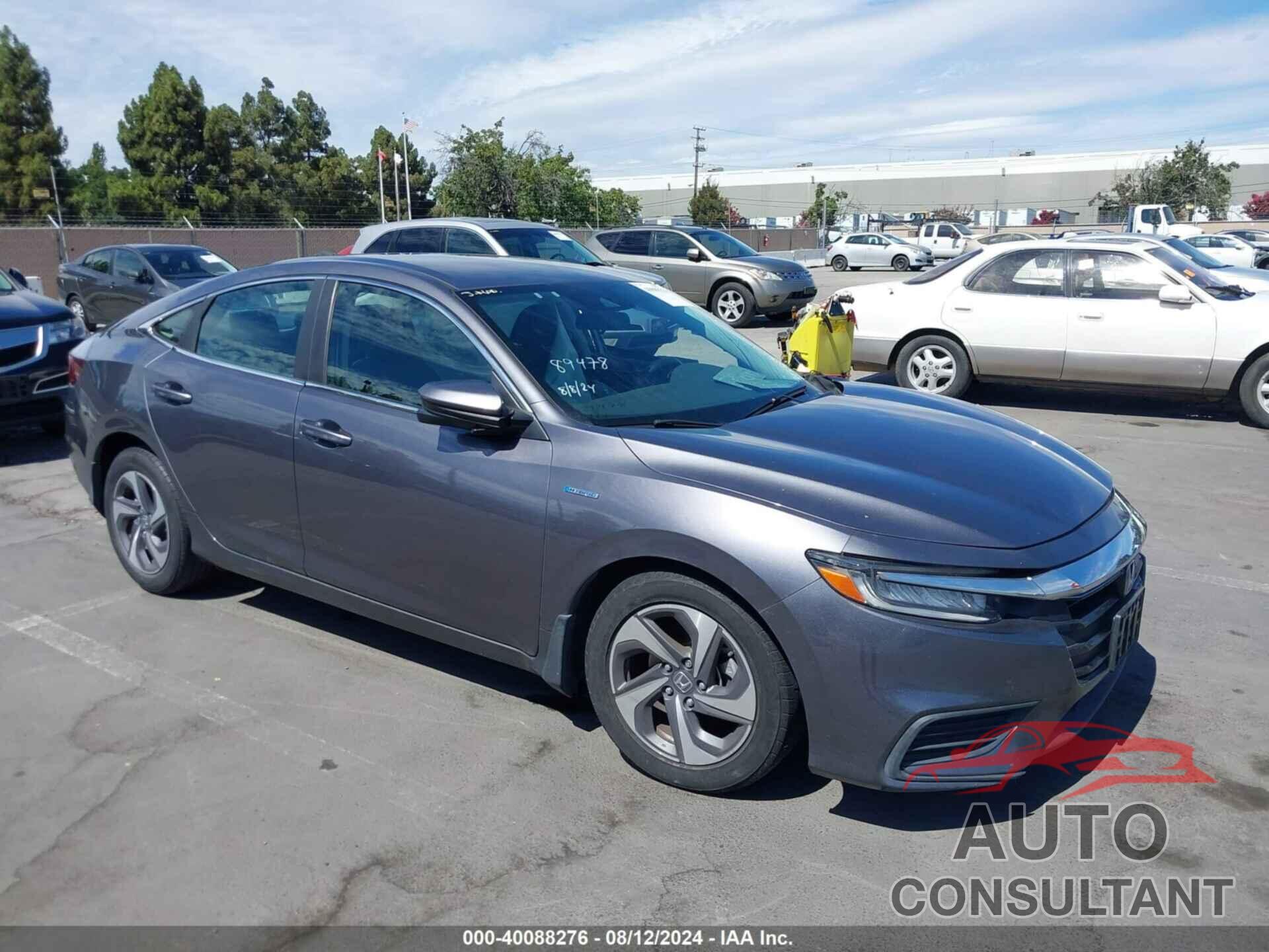 HONDA INSIGHT 2019 - 19XZE4F54KE017770