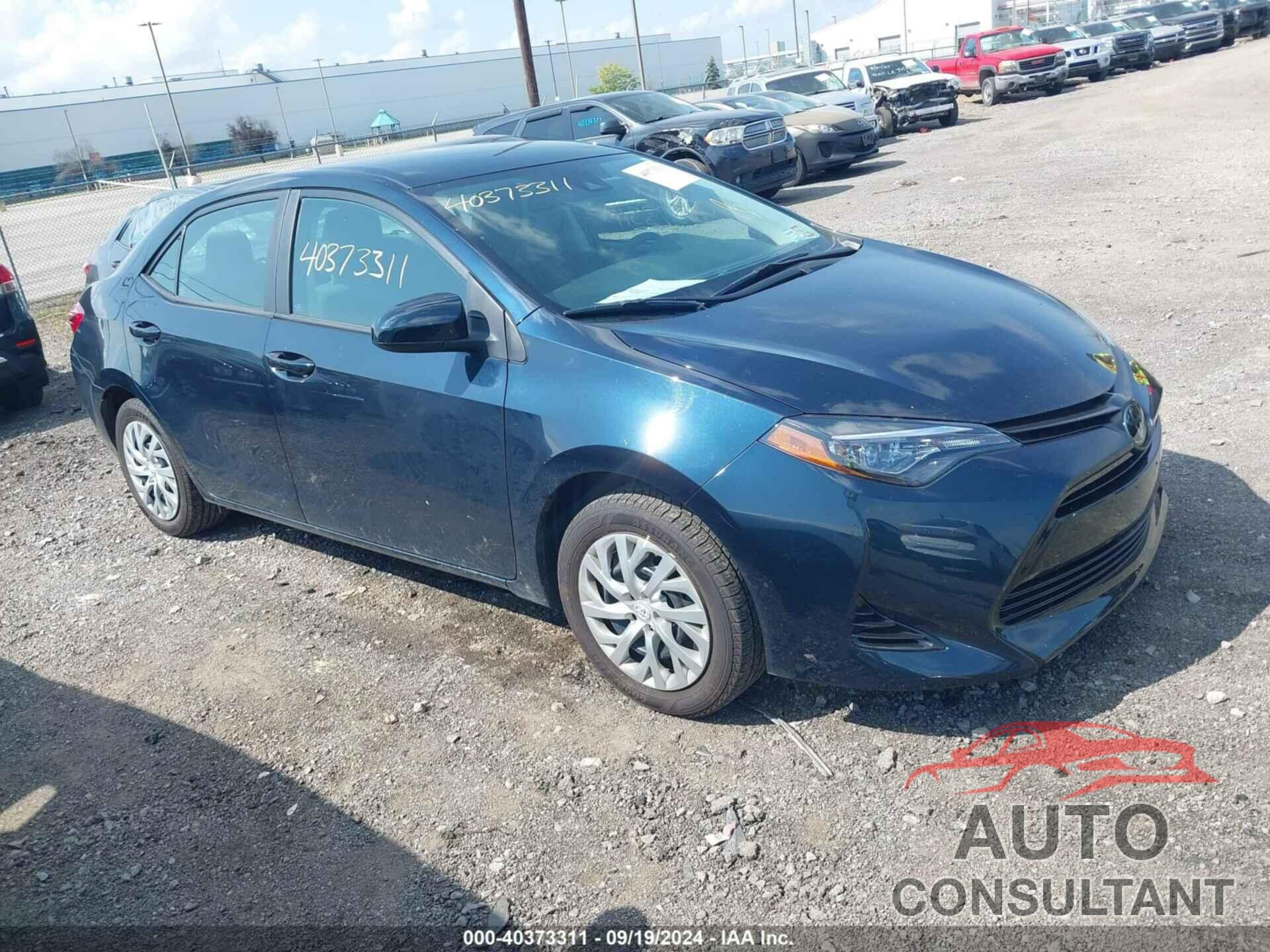 TOYOTA COROLLA 2019 - 2T1BURHE1KC130072