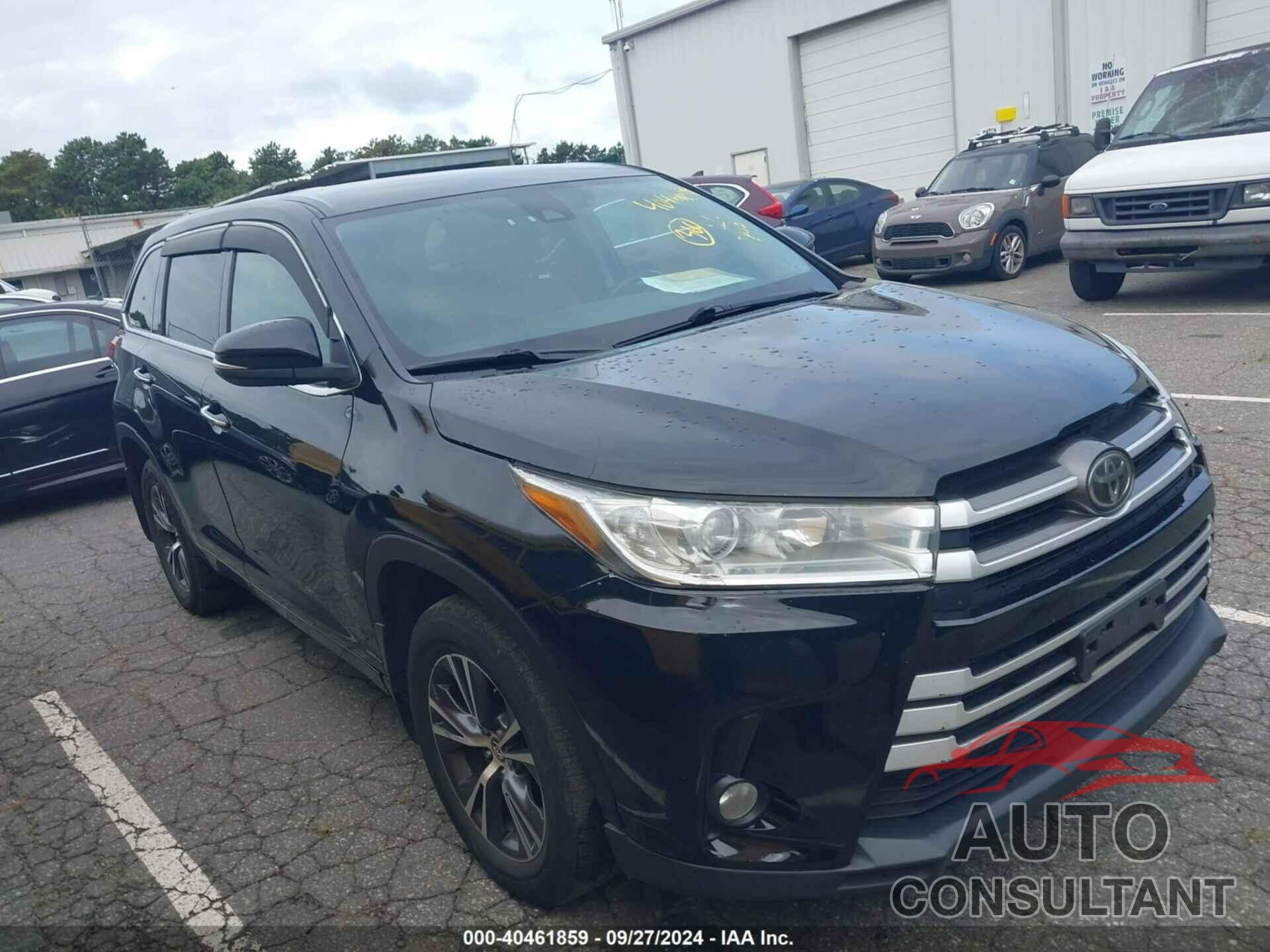 TOYOTA HIGHLANDER 2017 - 5TDBZRFH8HS375384