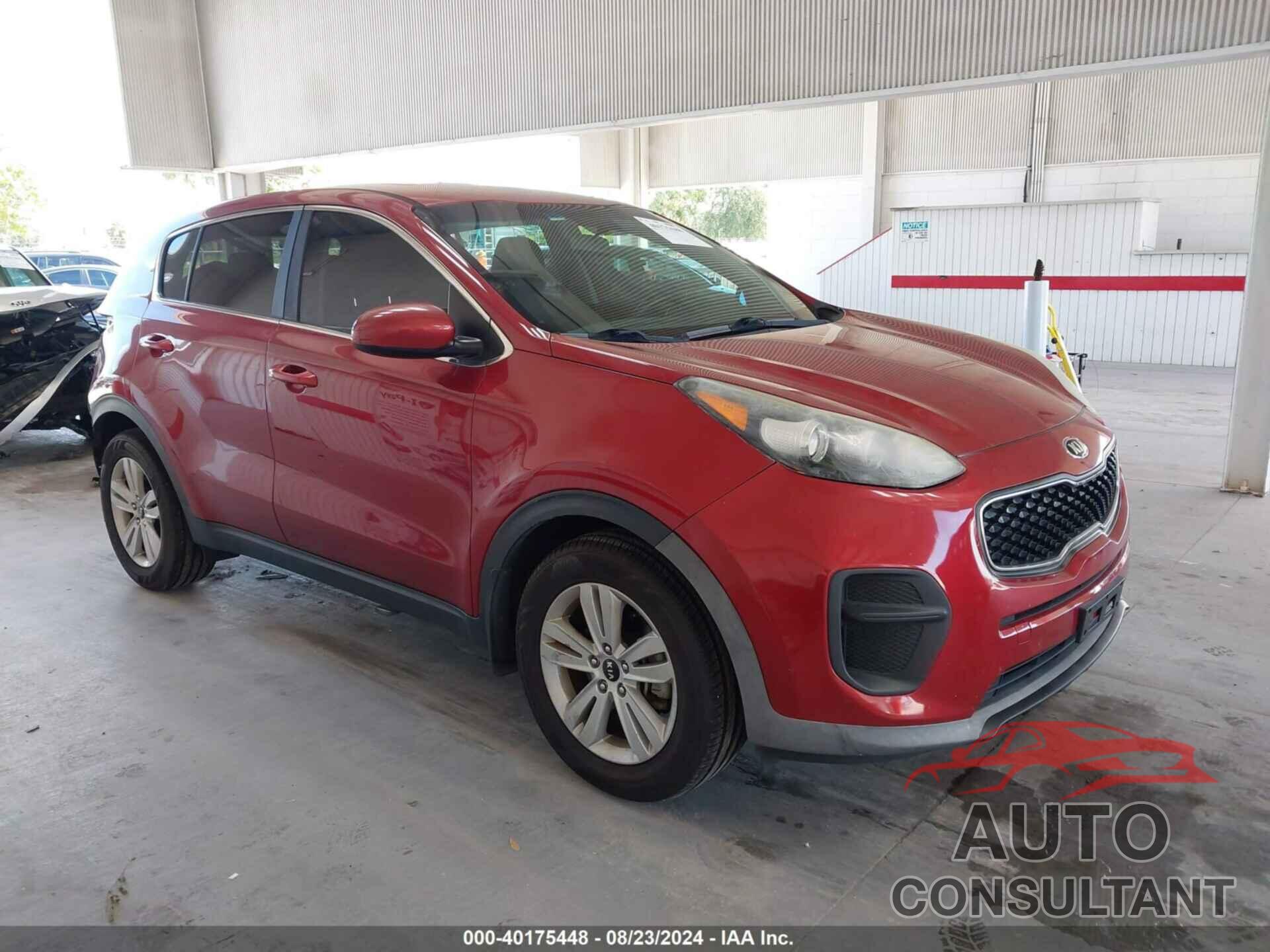 KIA SPORTAGE 2017 - KNDPM3AC9H7279660