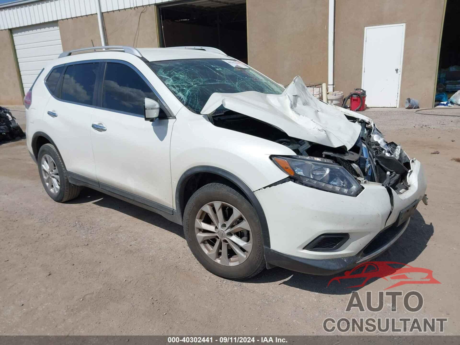 NISSAN ROGUE 2016 - KNMAT2MVXGP670766