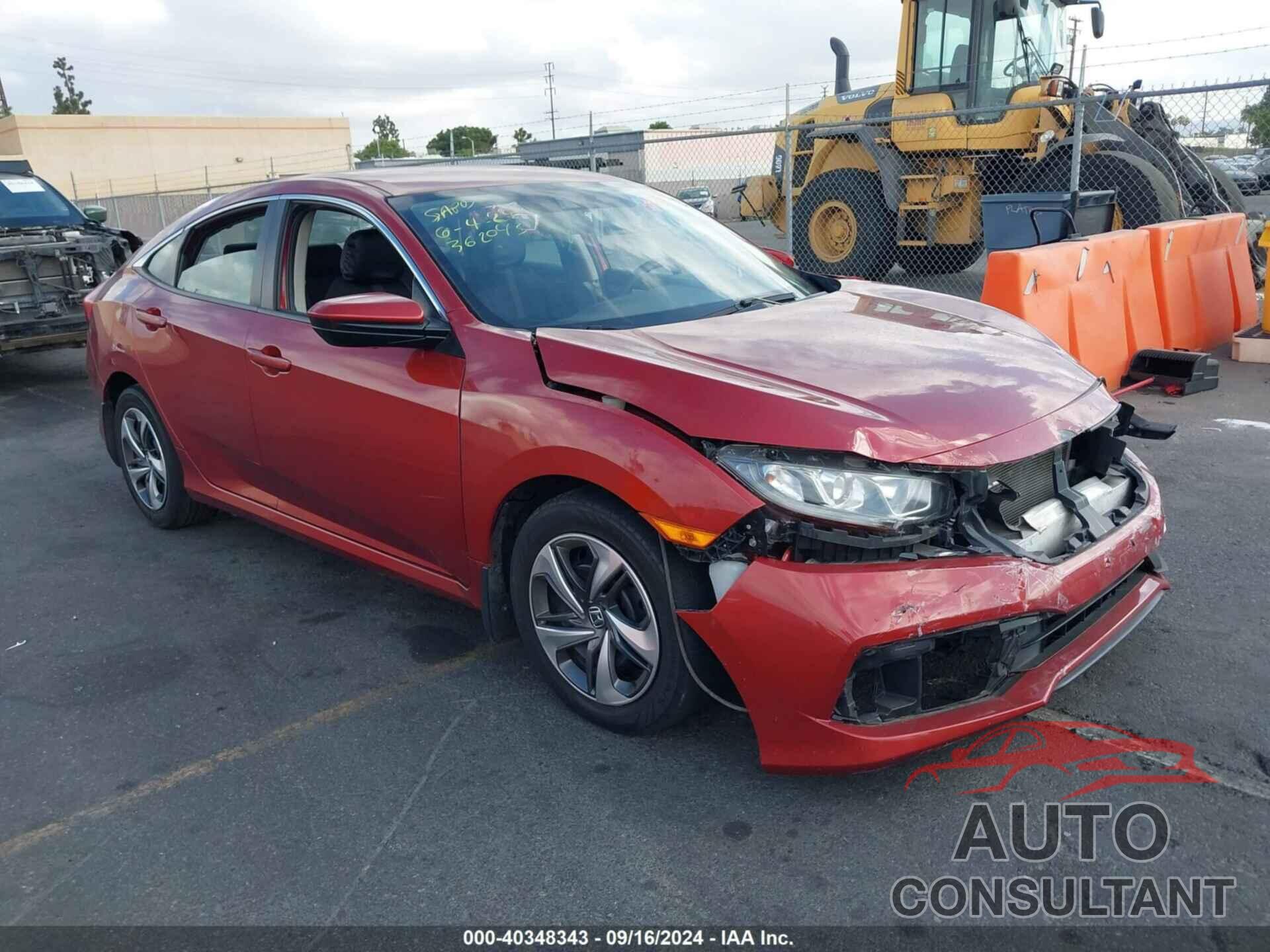 HONDA CIVIC 2019 - 2HGFC2F68KH548501