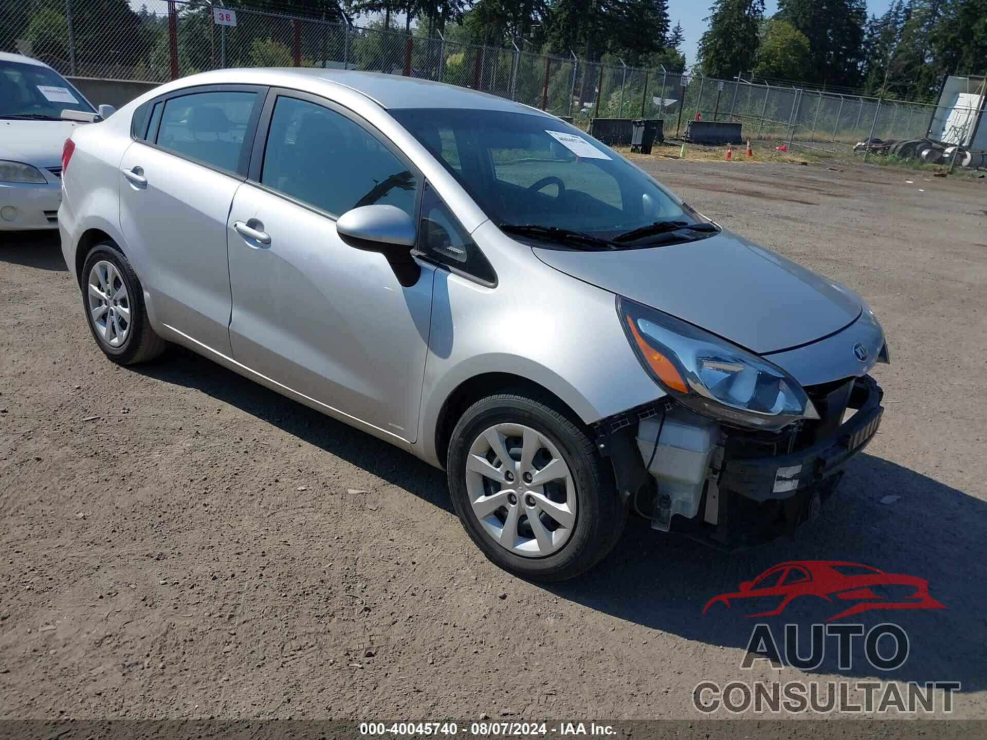 KIA RIO 2016 - KNADM4A38G6678490