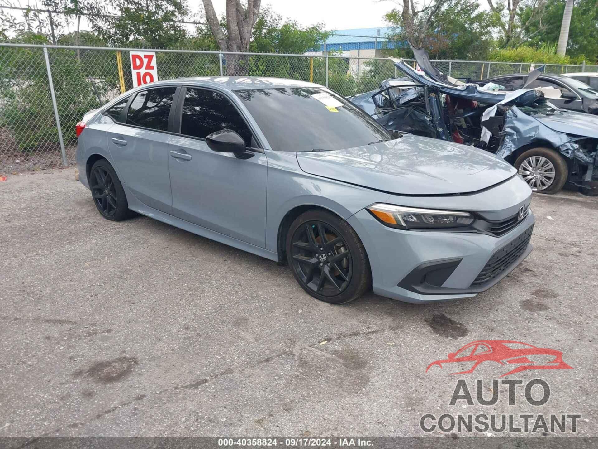 HONDA CIVIC 2022 - 2HGFE2F57NH564405