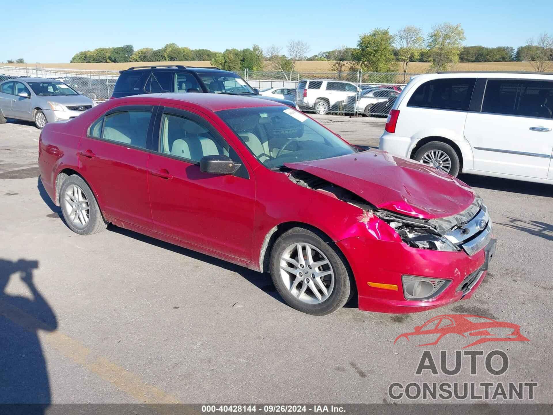 FORD FUSION 2012 - 3FAHP0GA7CR339264