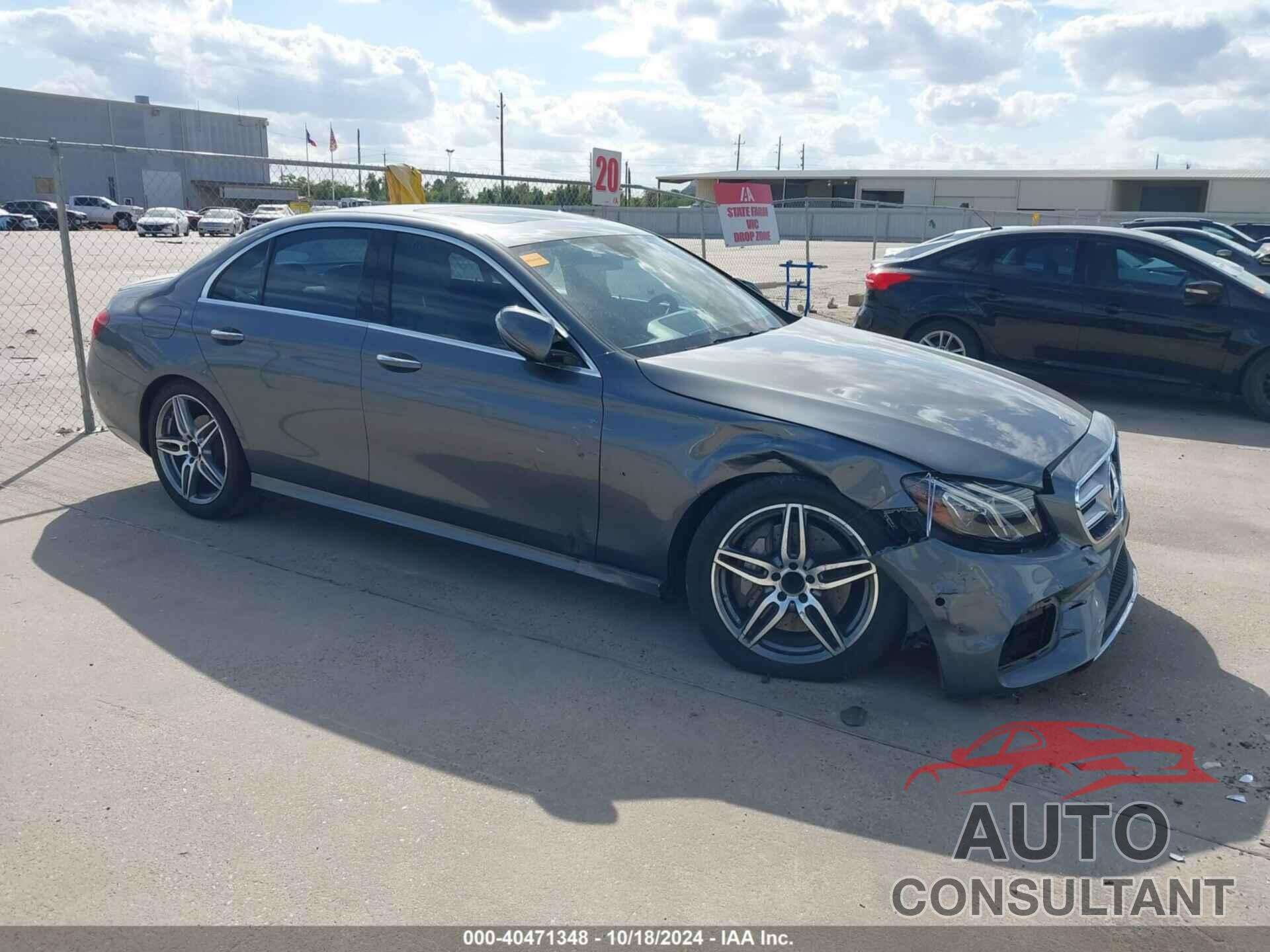 MERCEDES-BENZ E 300 2018 - WDDZF4JB1JA300077