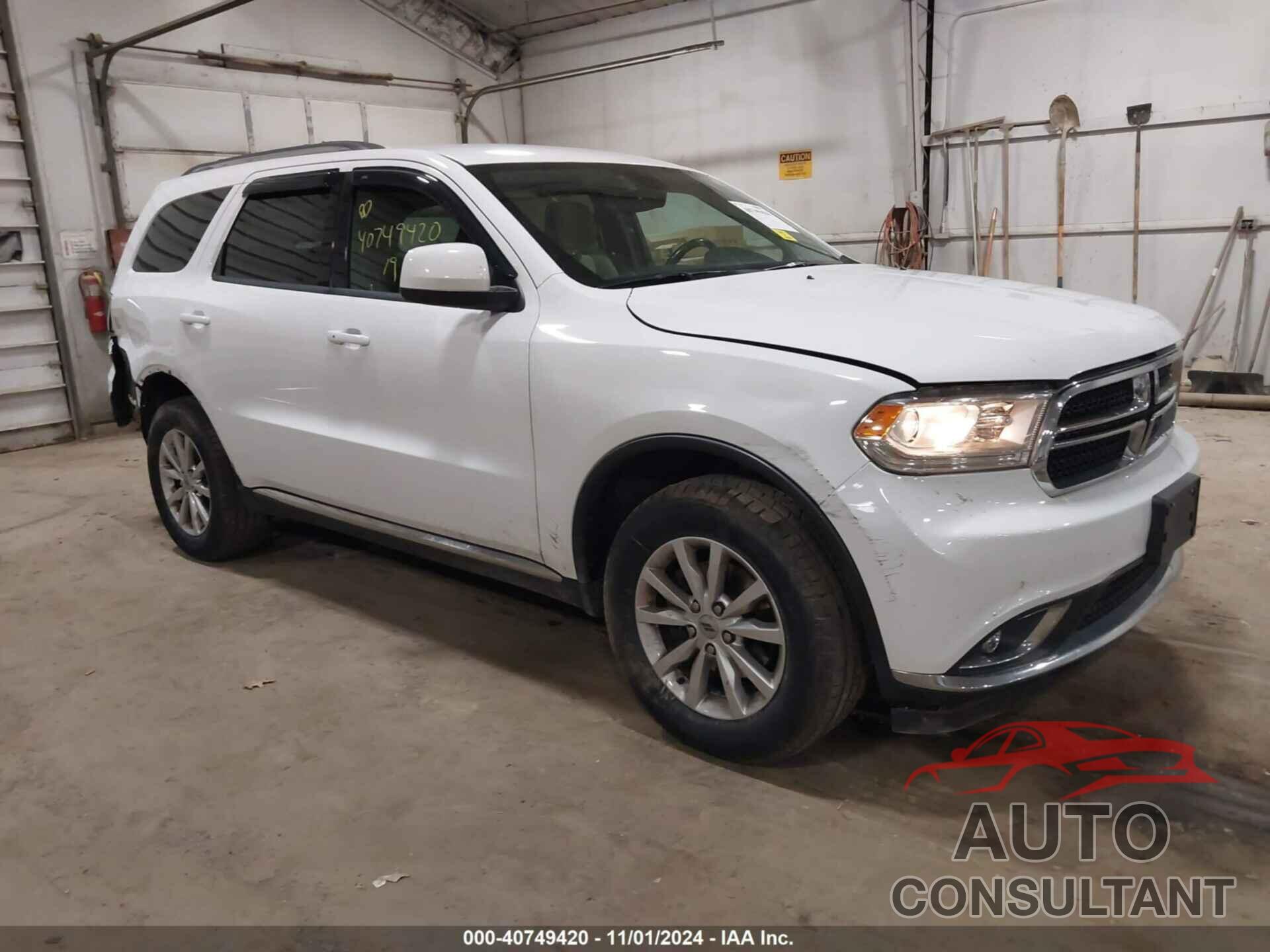 DODGE DURANGO 2019 - 1C4RDJAG8KC733959