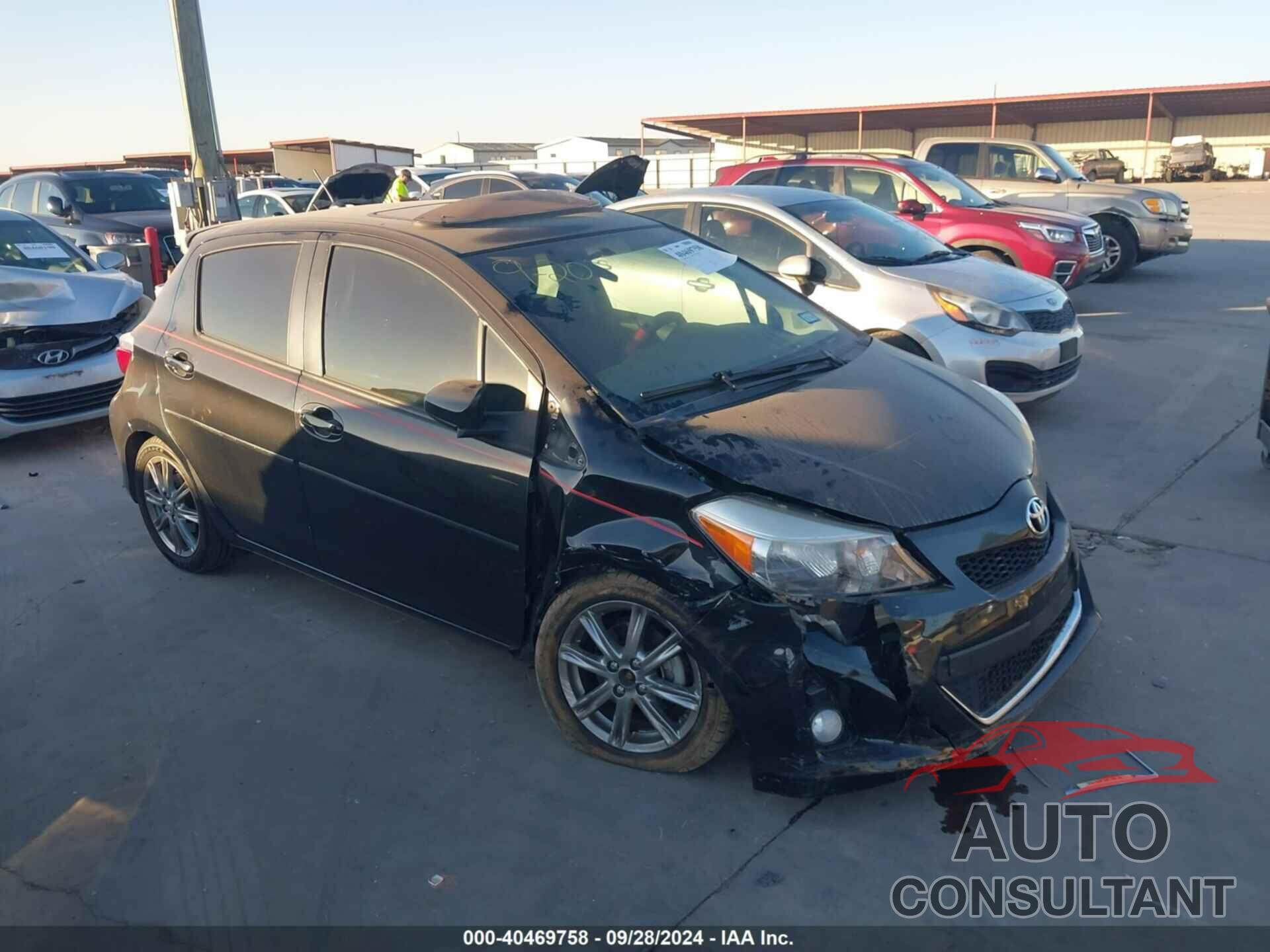 TOYOTA YARIS 2012 - JTDKTUD33CD514580
