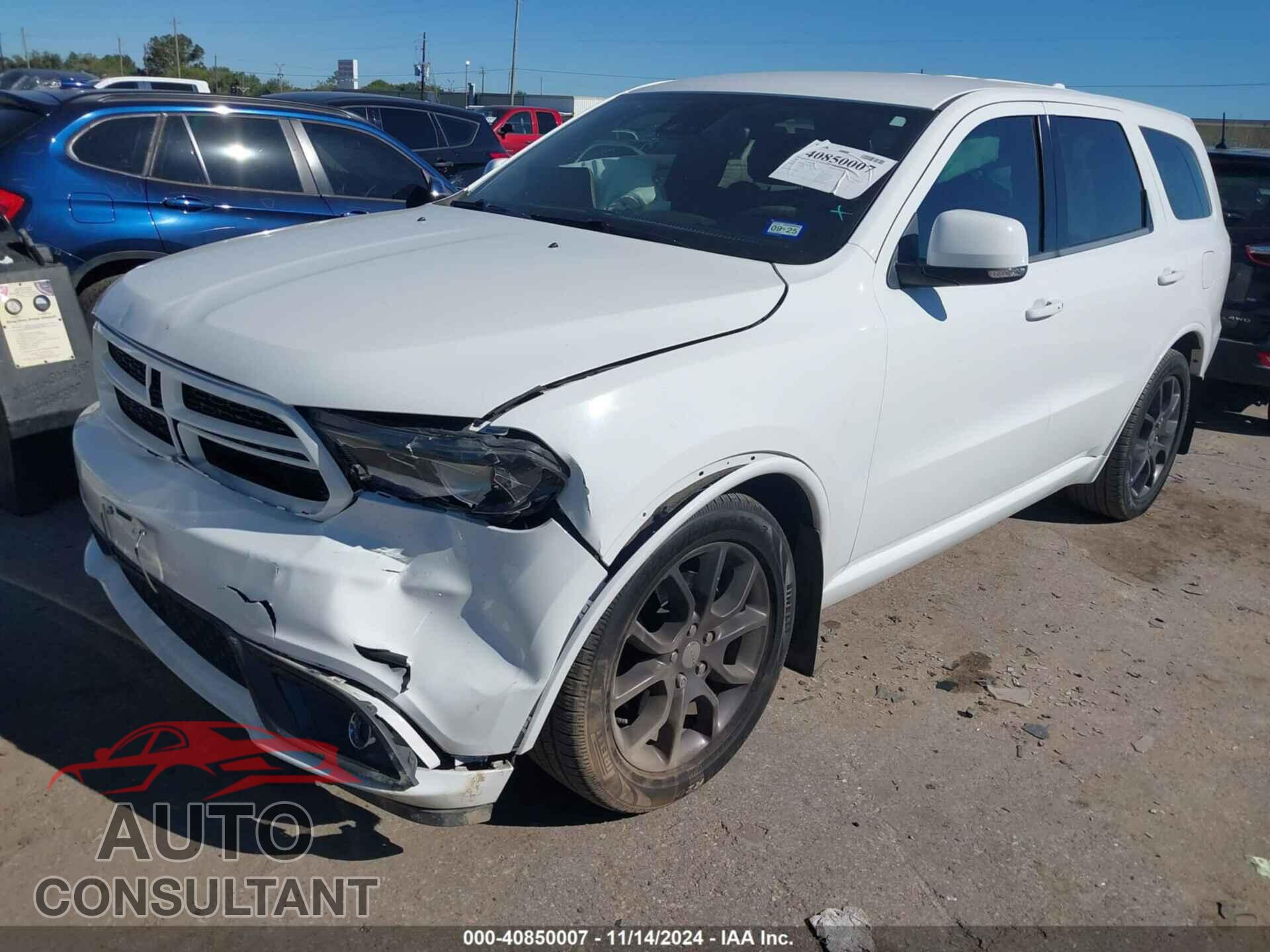 DODGE DURANGO 2017 - 1C4SDHCT8HC724417