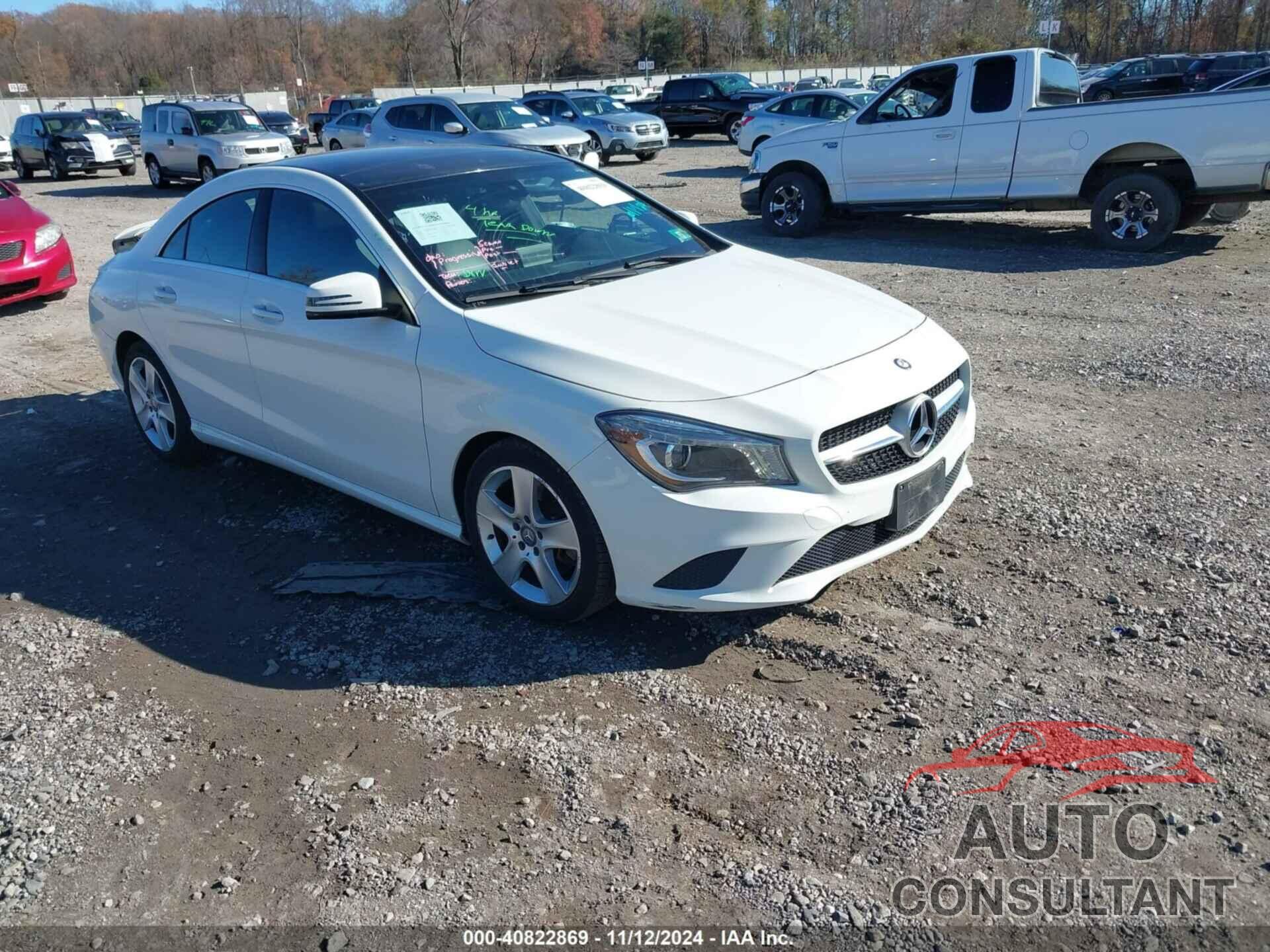 MERCEDES-BENZ CLA 250 2016 - WDDSJ4GB7GN389730