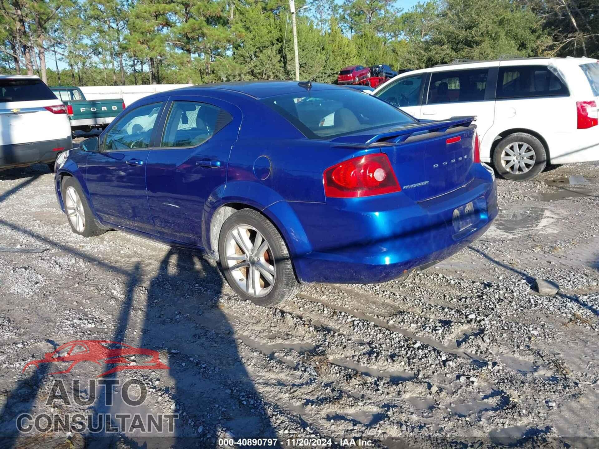 DODGE AVENGER 2012 - 1C3CDZAG4CN329880
