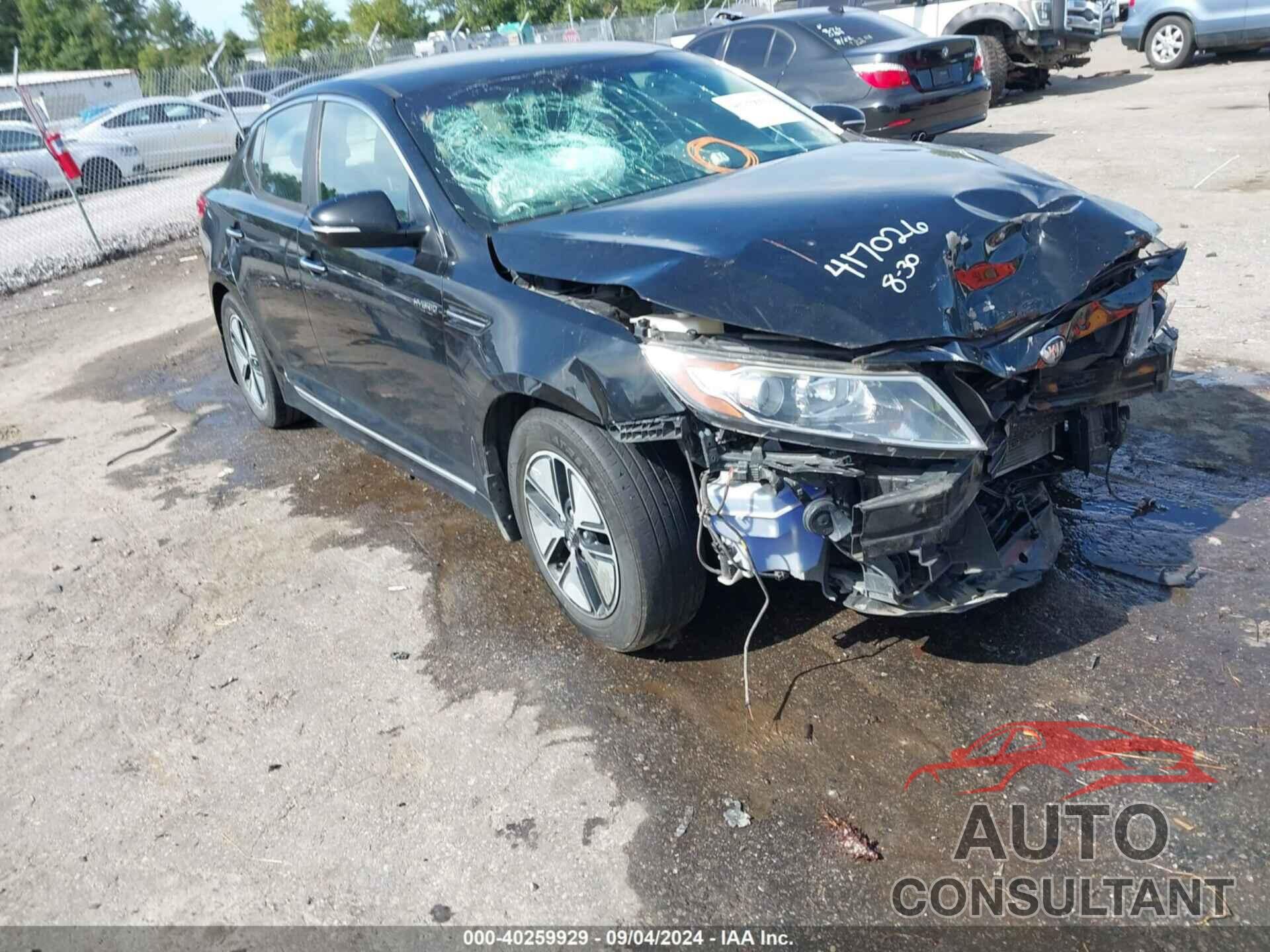 KIA OPTIMA HYBRID 2013 - KNAGM4AD3D5048853