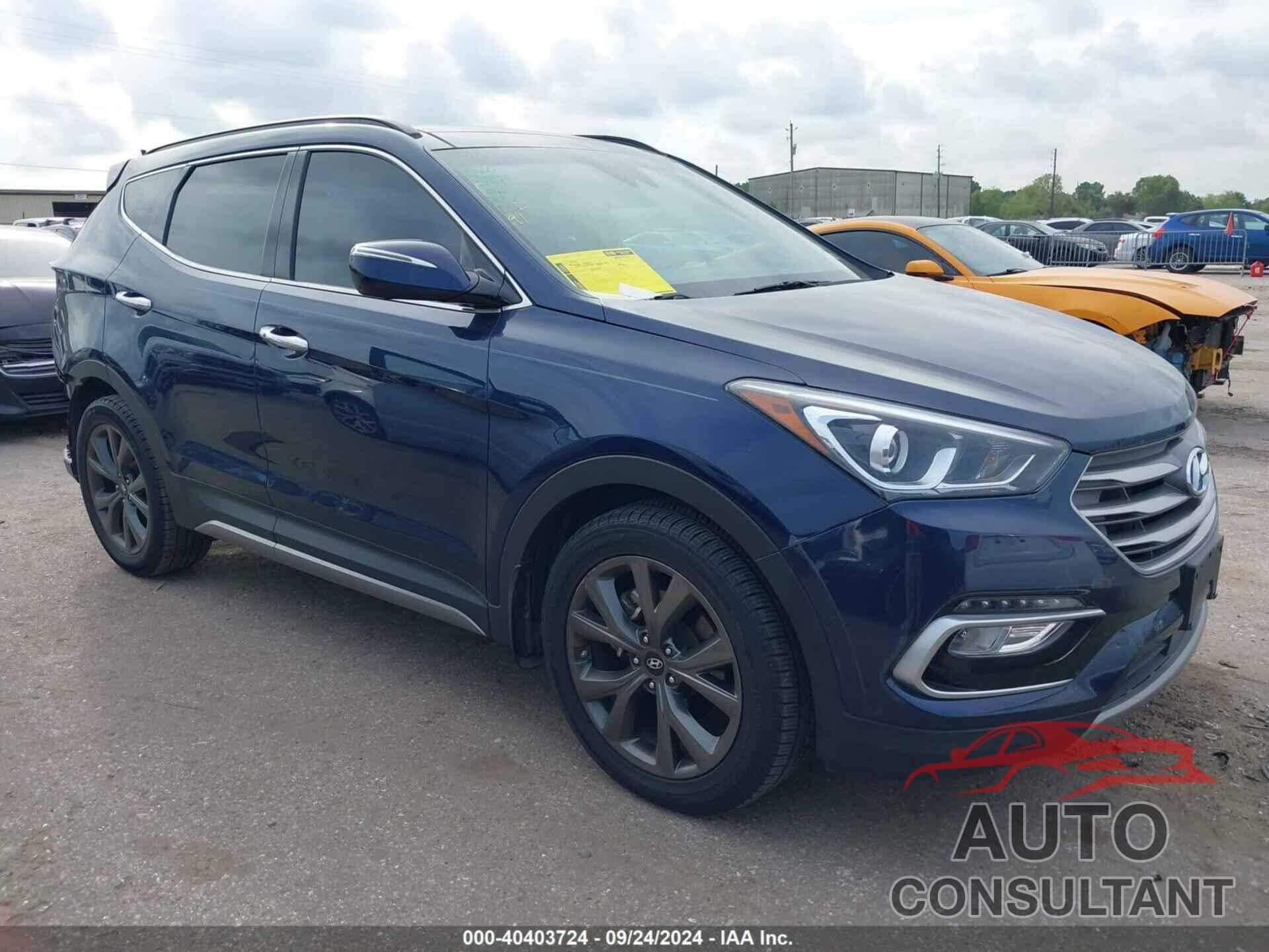 HYUNDAI SANTA FE SPORT 2018 - 5XYZW4LA6JG537534