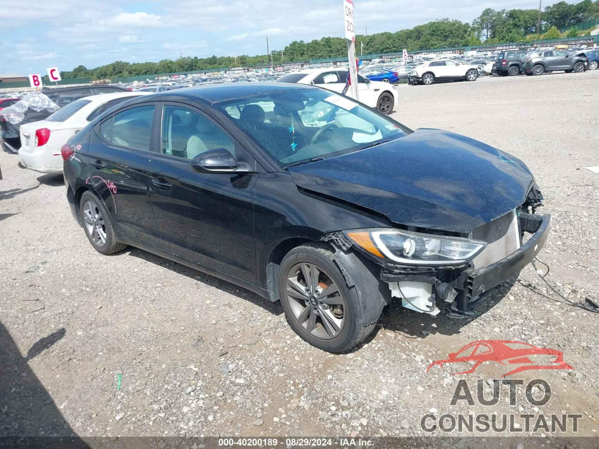 HYUNDAI ELANTRA 2017 - KMHD84LF4HU174784