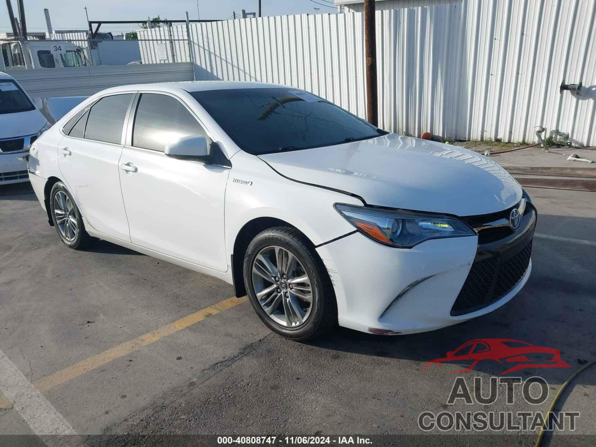 TOYOTA CAMRY HYBRID 2015 - 4T1BD1FK8FU174293